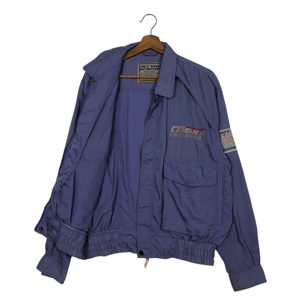 Japanese Brand 🔥LIGHT BABY PURPLE BOMBER JACKET FORMULA 1 RACING WEAR Size US M / EU 48-50 / 2 - 13 Thumbnail