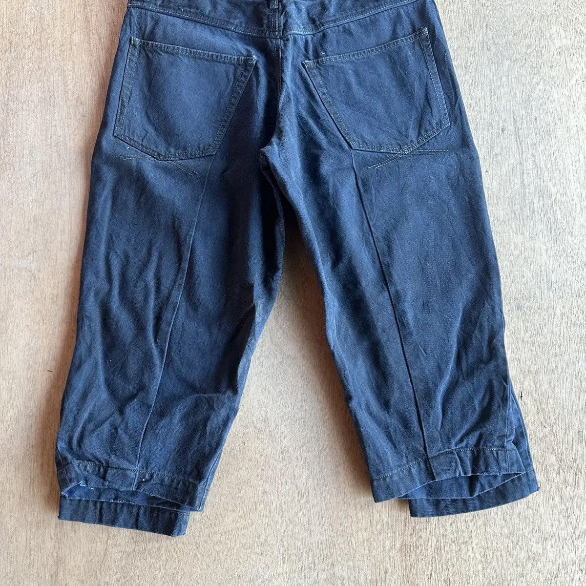 Maison MIHARA YASUHIRO RARE 💥 VINTAGE DOUBLE WAIST/LEGS DESIGNER BAGGY JEANS PANTS Size US 30 / EU 46 - 14 Thumbnail