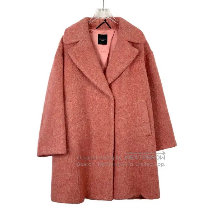 Max Mara MaxMara Red Mohair Women's Coat . Size M / US 6-8 / IT 42-44 - 1 Thumbnail