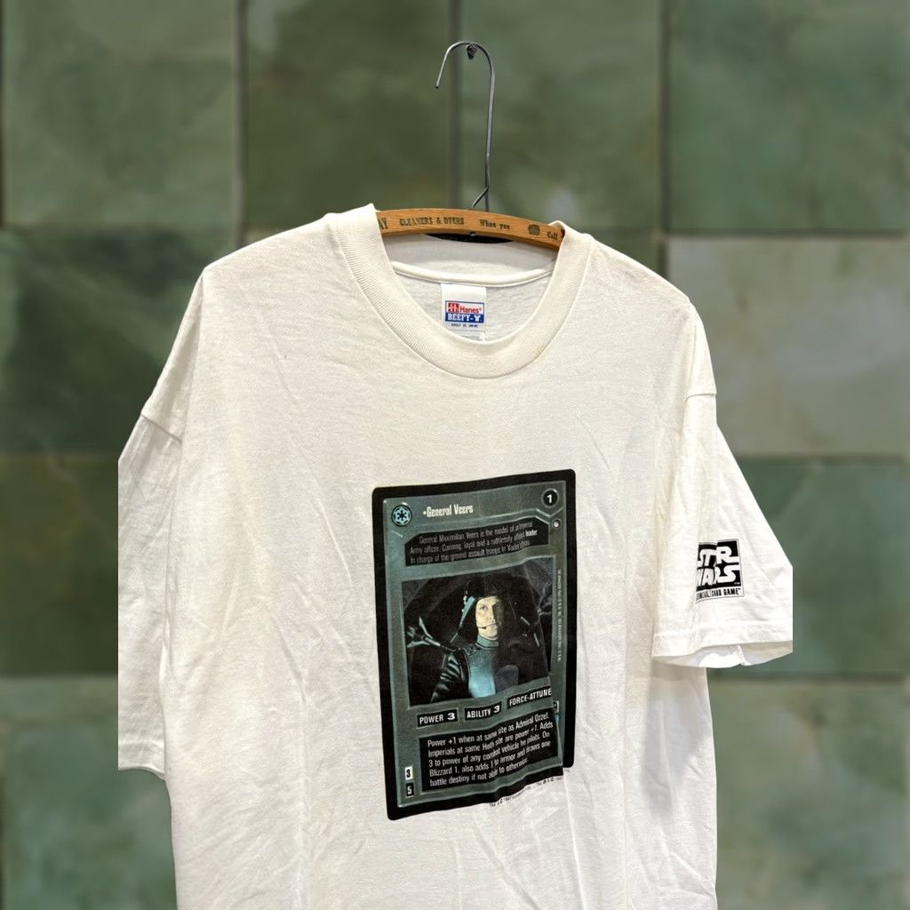 Hanes VINTAGE Star Wars General Veers White T-Shirt XL Hanes Shirt Men 90s Size US XL / EU 56 / 4 - 1 Thumbnail