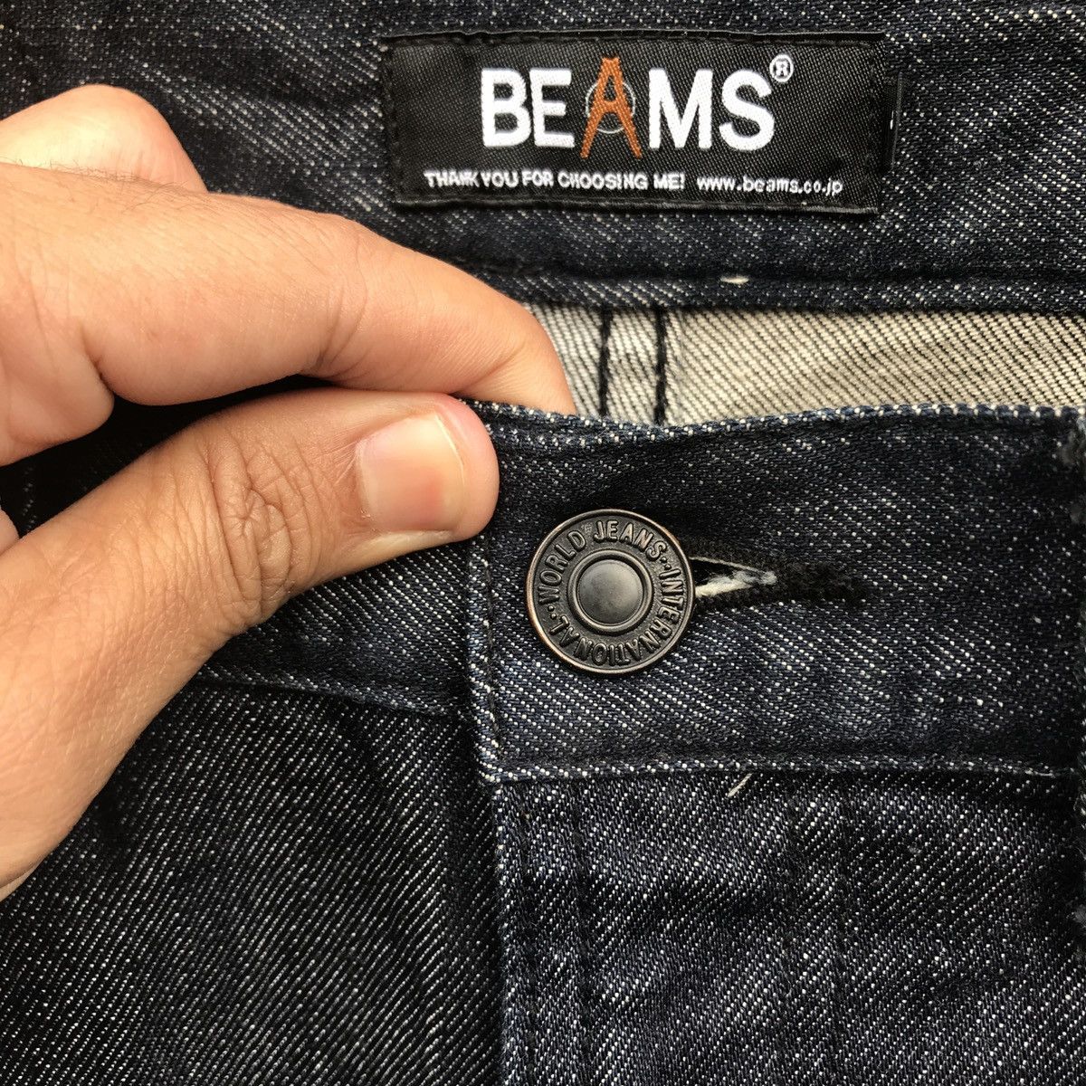 Beams Japan × Beams Plus × Japanese Brand BEAMS JAPAN INDIGO DENIM STRAIGHT Size US 30 / EU 46 - 10 Thumbnail