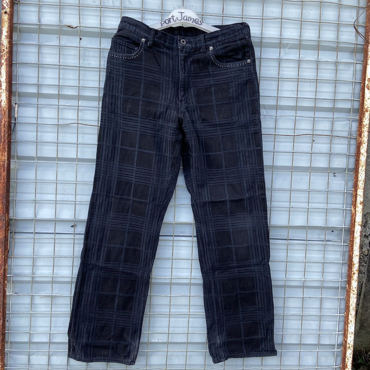 Rare 🔥 PPFM Checkered Design Jeans