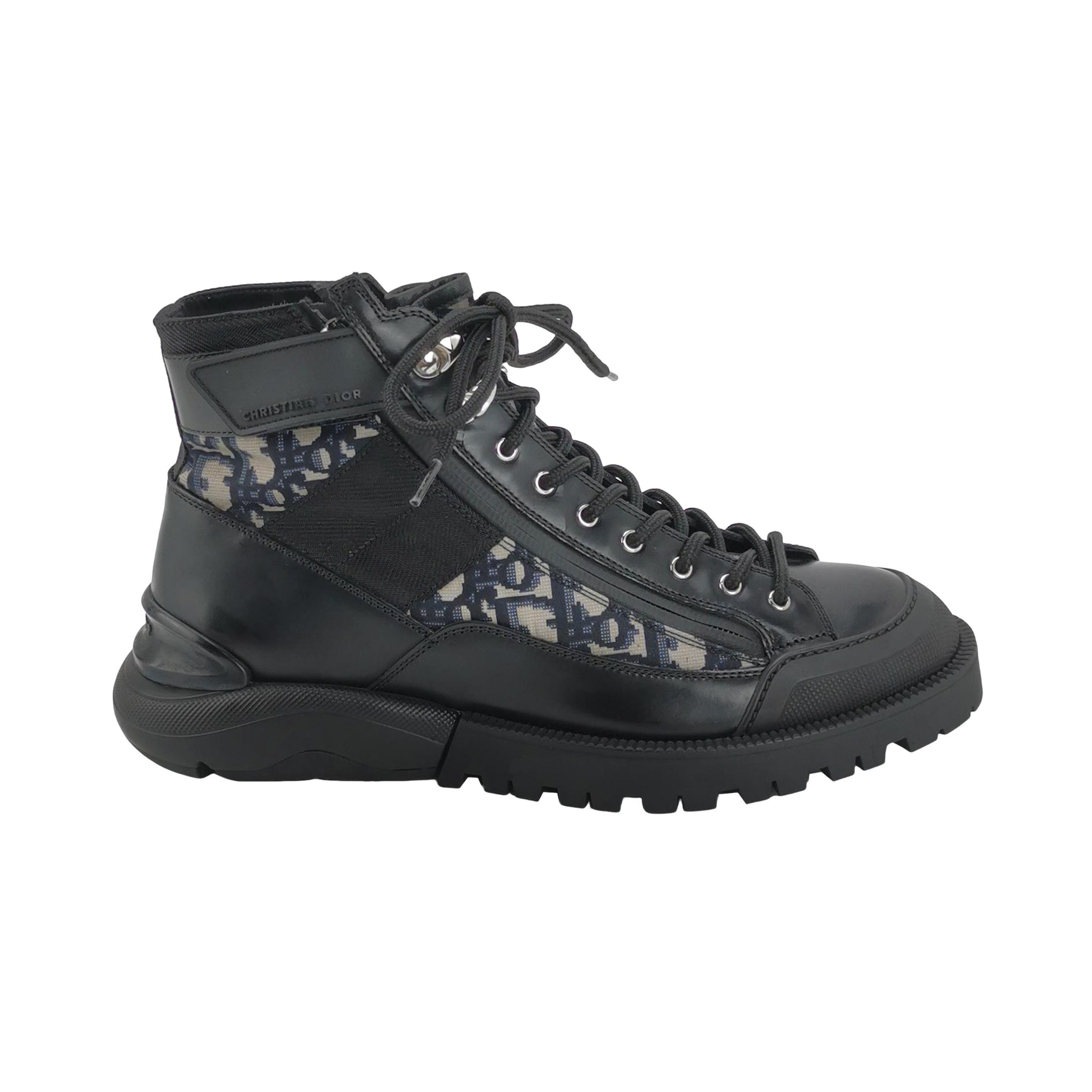 Dior Dior Oblique Print Hi-Top Sneakers Size 39 Size US 6 / EU 39 - 1 Thumbnail