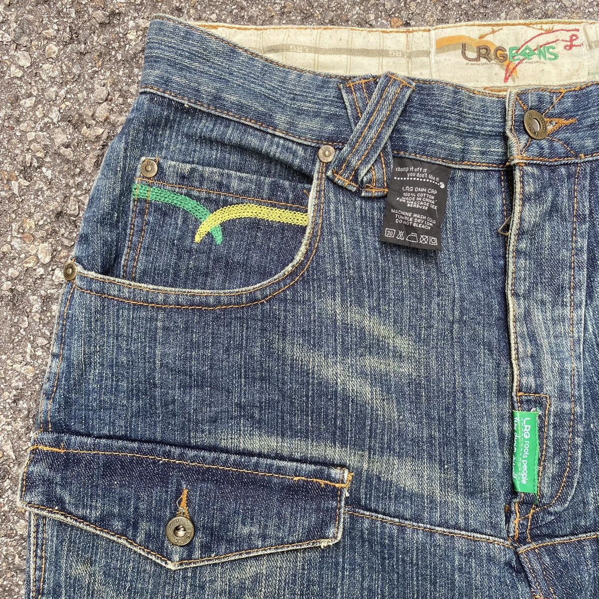 LRG Baggy Jeans LRG Wide Leg Embroidered Skater Jnco Size US 32 / EU 48 - 6 Thumbnail
