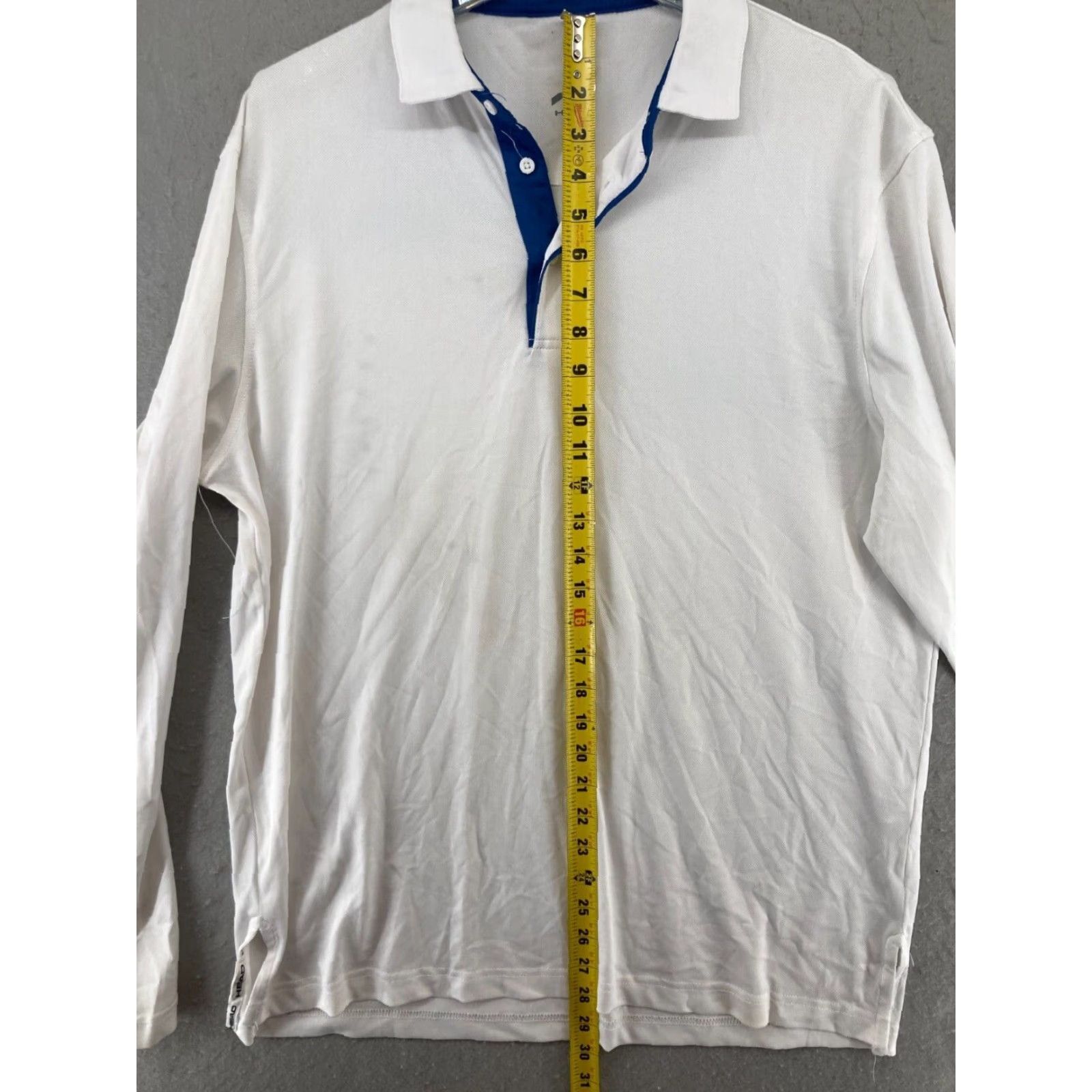 Vintage HEAD Polo Shirt Mens Long Sleeve Medium White Golf Shirt Size US M / EU 48-50 / 2 - 3 Thumbnail