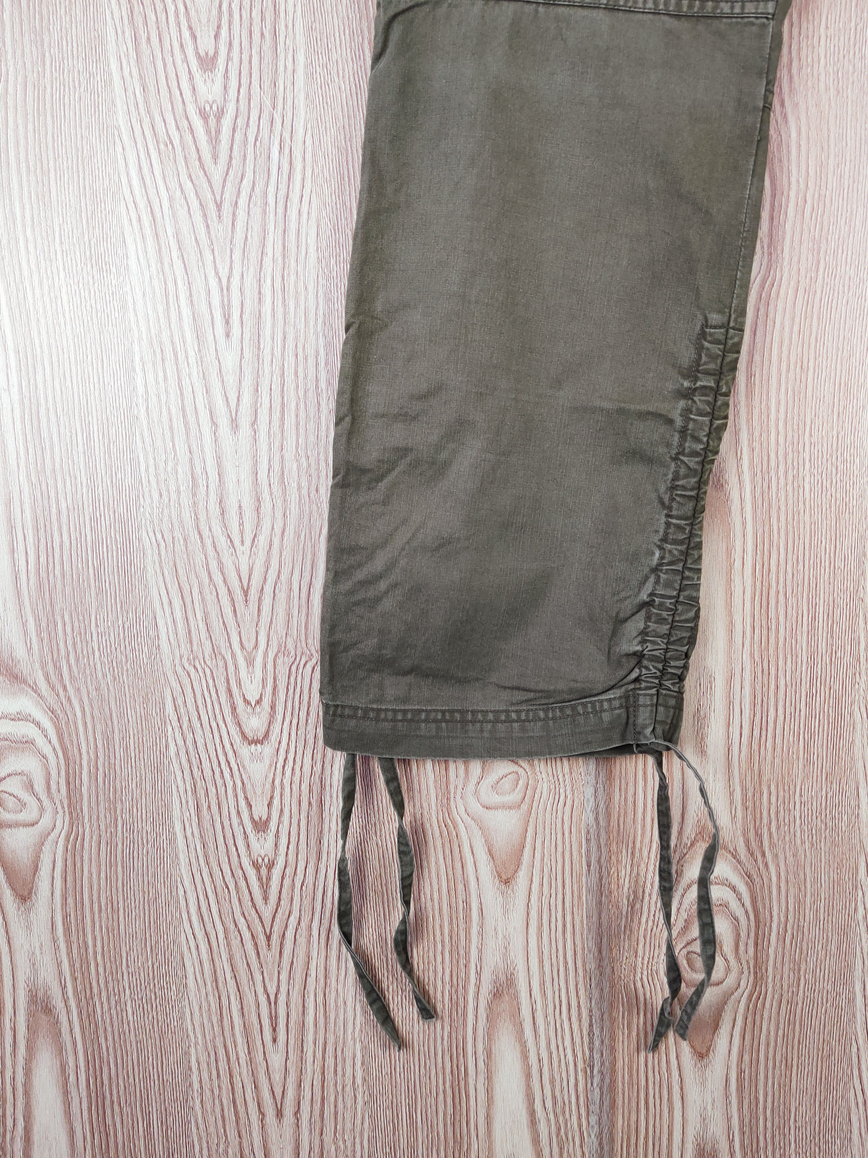 Japanese Brand Uniqlo Olive Multipocket Tactical Cargo Pants #W438 Size 28" / US 6 / IT 42 - 9 Thumbnail