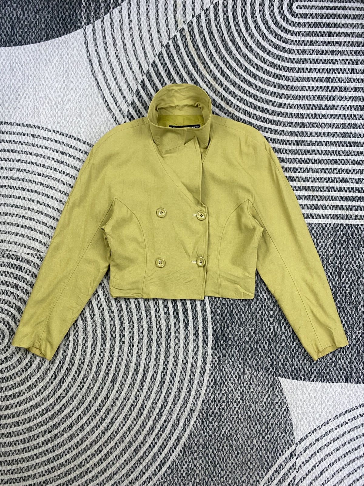 Katharine Hamnett London Vintage Katherine Hamnett Double Collar Cropped Blazer Size S / US 4 / IT 40 - 5 Thumbnail