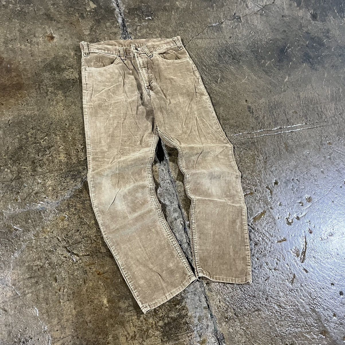 Levi's × Vintage Crazy Vintage Levi's Corduroy Pants White Tab 70s 80s Unique Size US 32 / EU 48 - 6 Thumbnail