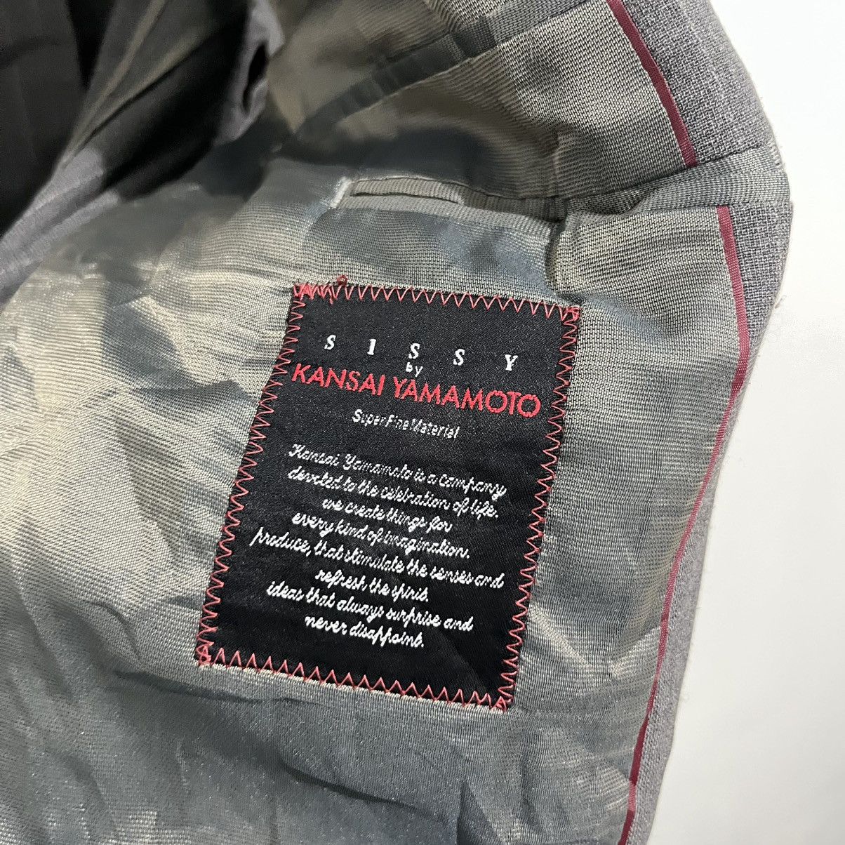 Kansai Yamamoto Japanese Designer Blazer Jacket