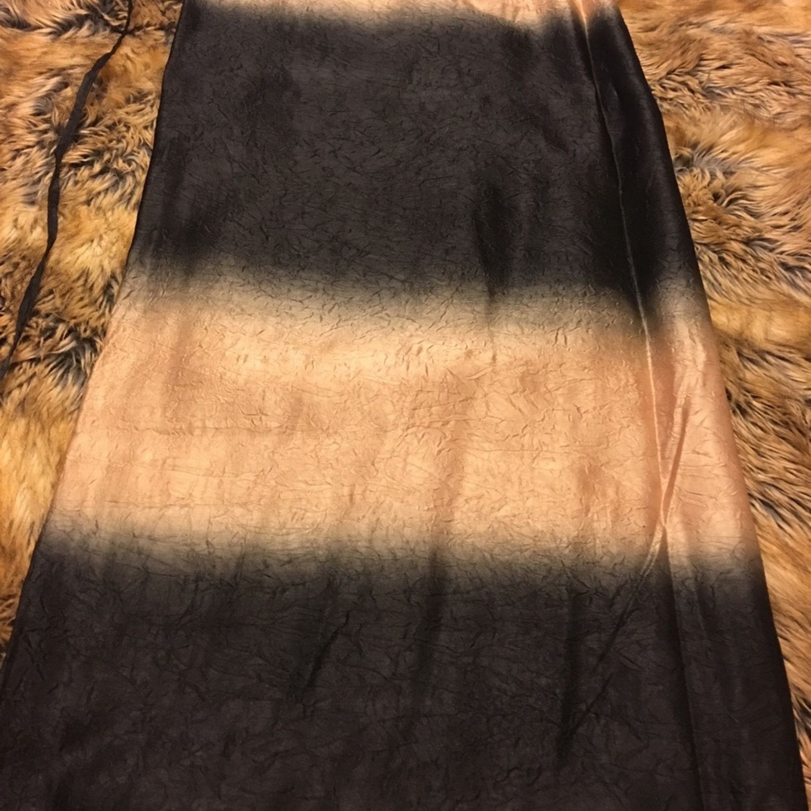Other Sornsiri 100% Thai silk ombré wrap sarong skirt Size ONE SIZE - 5 Thumbnail