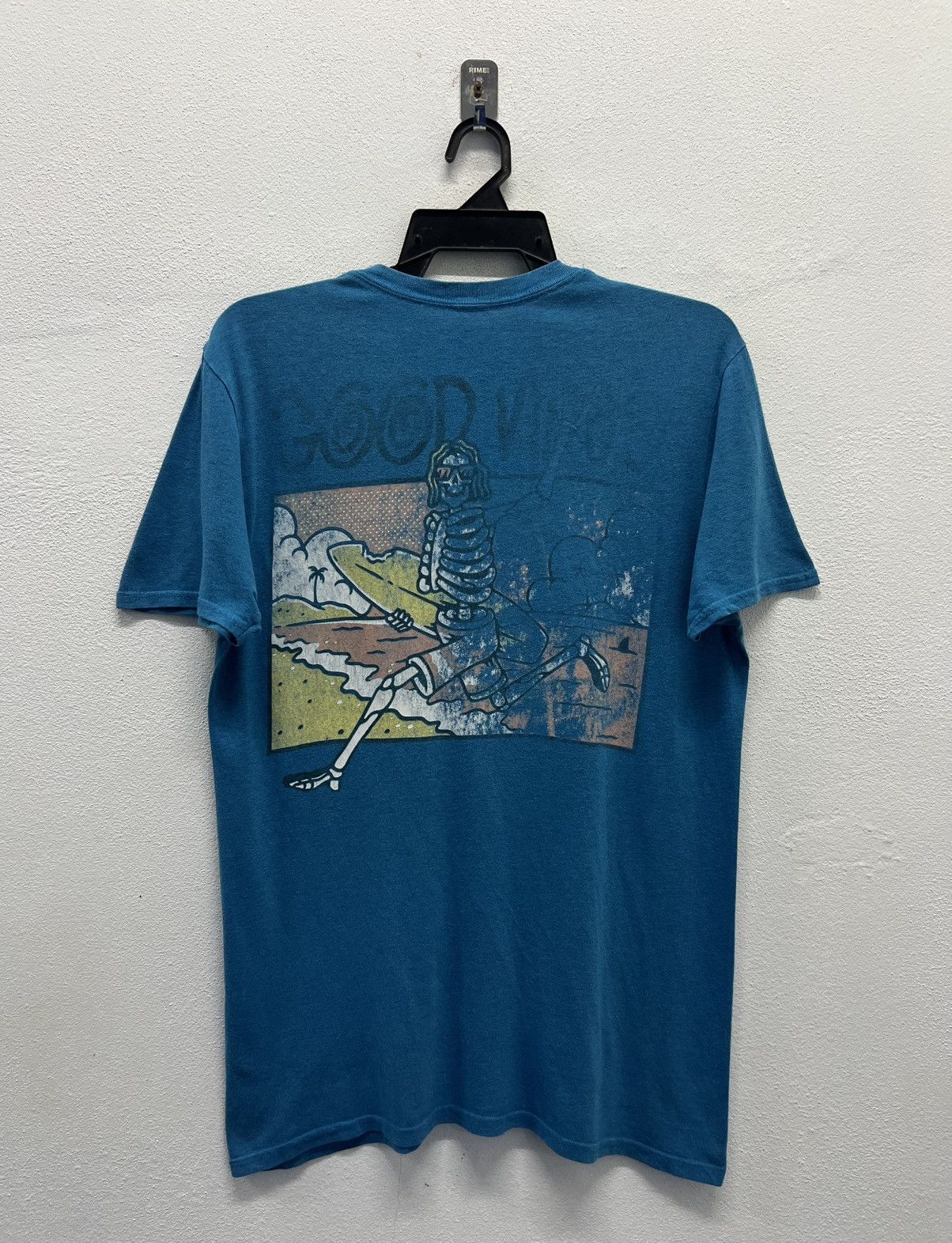 Vintage VINTAGE CALL YOUR MOTHER GOOD VIBES SKELETON SURFER SHIRT Size US M / EU 48-50 / 2 - 1 Thumbnail