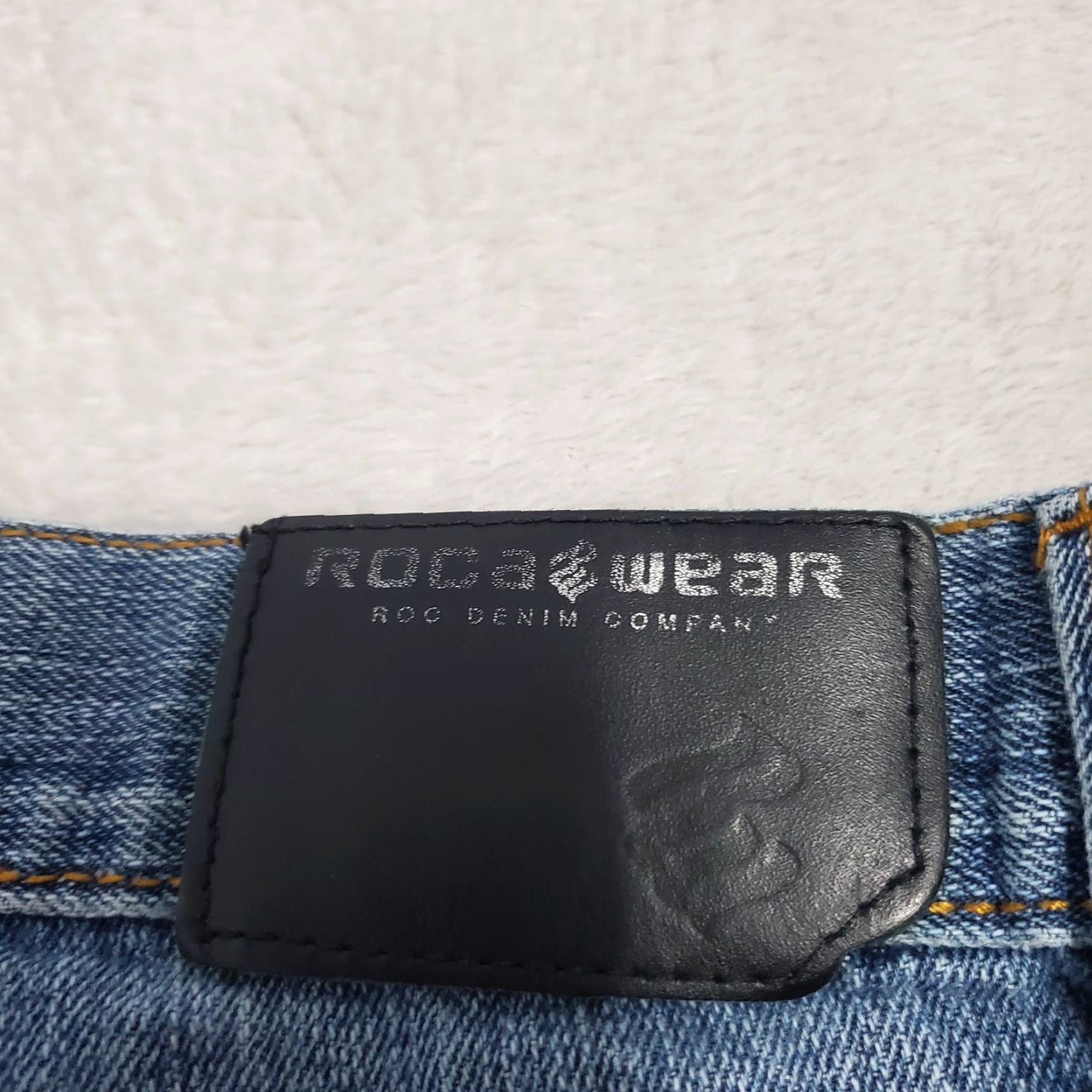 Rocawear Rocawear Jean Shorts Men 40 Embroidered Pockets Denim Baggy Hip Hop Y2K 38x12 Denim Baggy 5-Pocket Rocawear Mens Bermuda Hip Hop Y2K Size US 40 / EU 56 - 6 Thumbnail