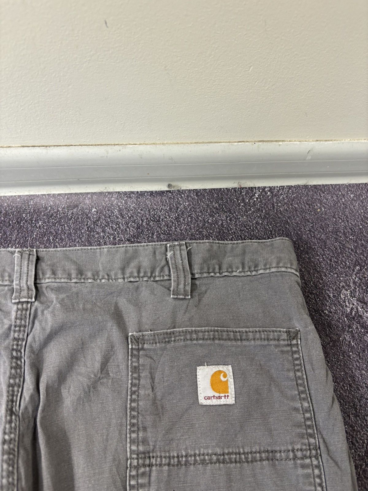 Carhartt Vintage Carhartt USA Workwear Gray Baggy Carpenter Pants Size US 42 / EU 58 - 7 Thumbnail