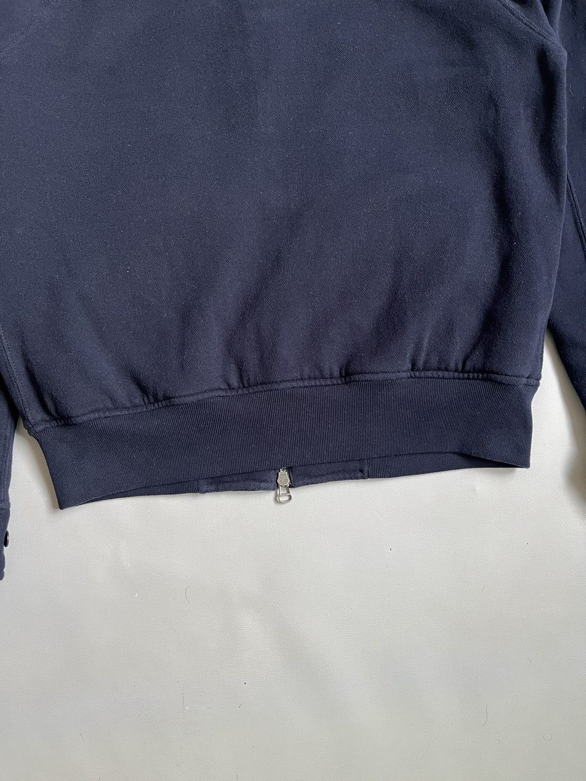 Polo Ralph Lauren Vintage 90s Polo Ralph Lauren Blue Cotton Bomber Sweatshirt Size US M / EU 48-50 / 2 - 13 Thumbnail