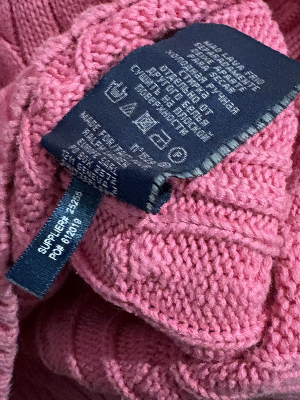 Ralph Lauren Ralph Lauren Cable-Knit Jumper & Sweater Men’s Pink L Size L / US 10 / IT 46 - 10 Thumbnail