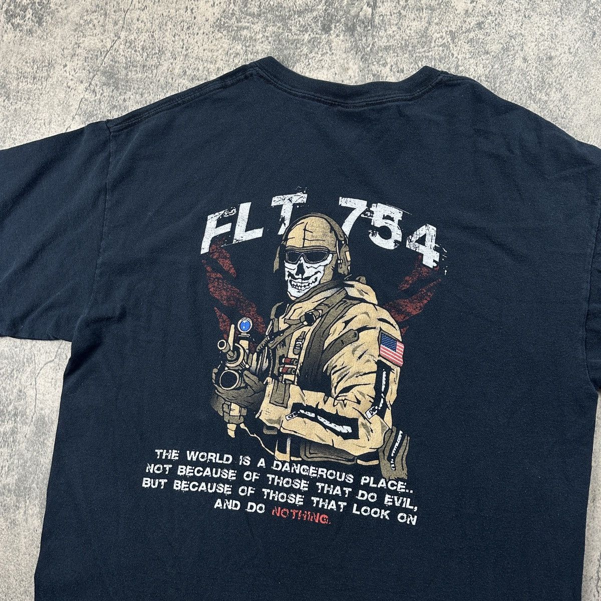 Vintage Vintage FLT 754 Military T Shirt Size US L / EU 52-54 / 3 - 6 Thumbnail