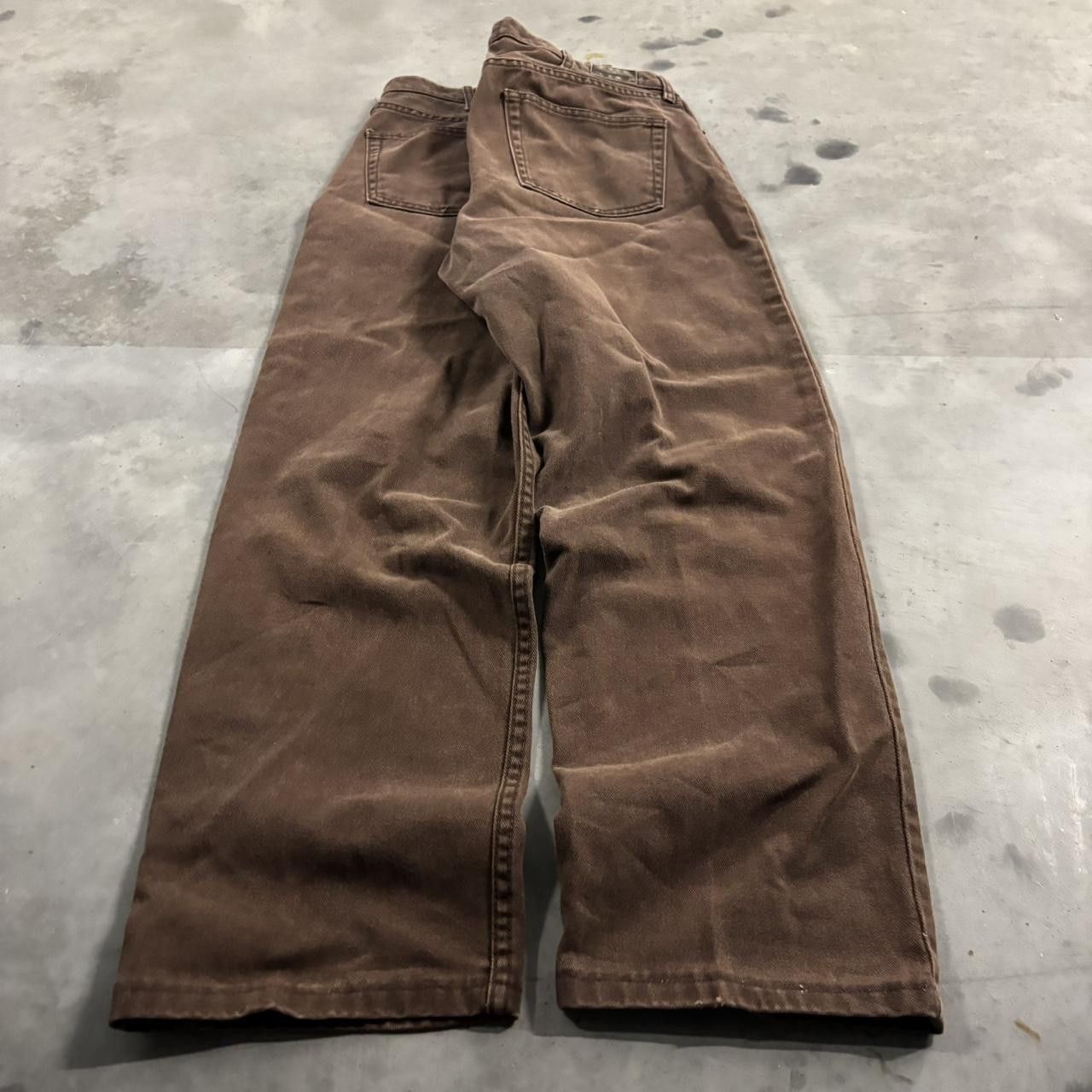 Vintage Crazy Vintage Y2K/2000s Brown Essential Denim Jeans! 36x30 Size US 36 / EU 52 - 4 Thumbnail