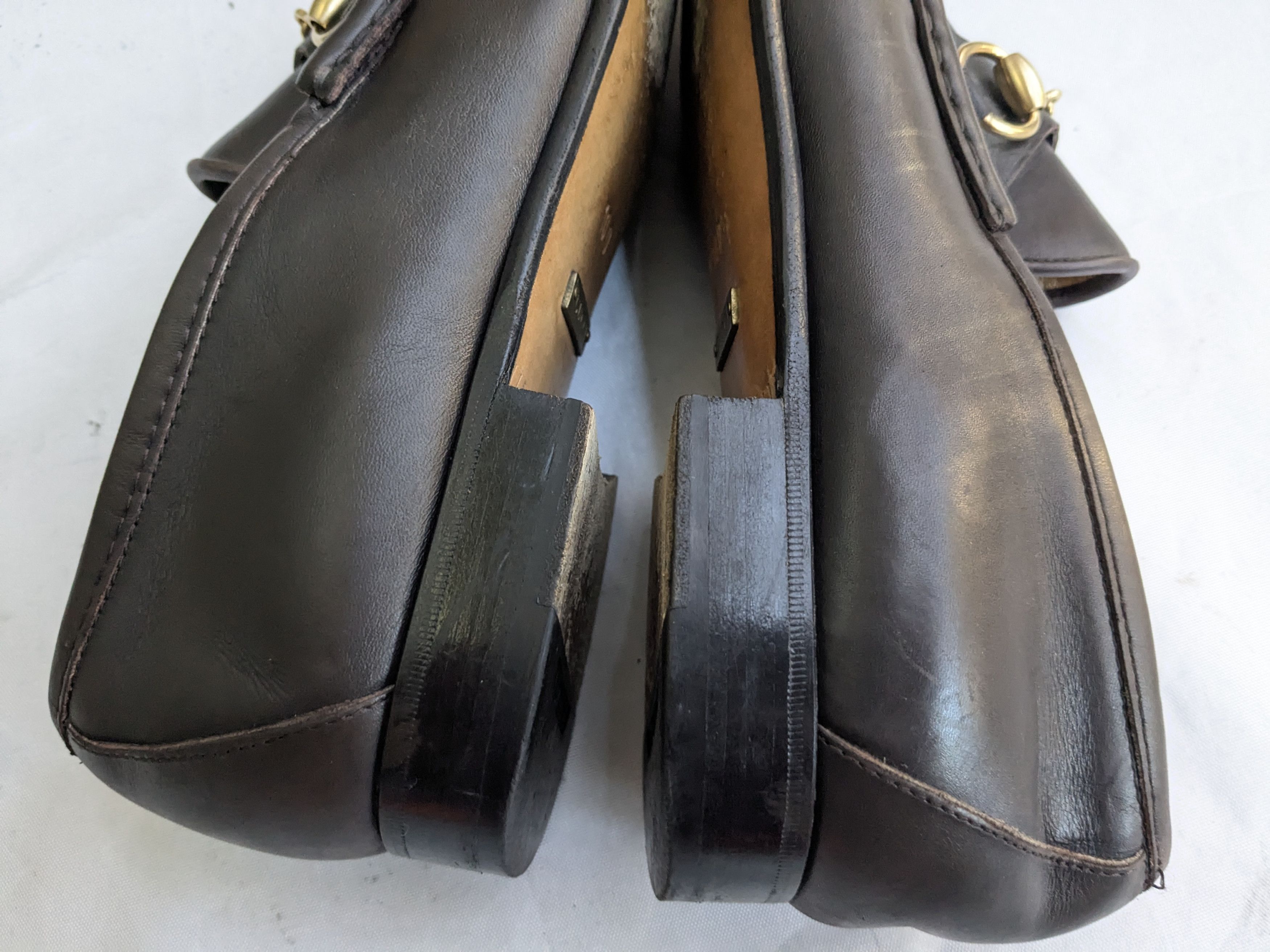 Gucci Gucci Horsebit Loafers Brown Leather 10 D Slip On Size US 10 / EU 43 - 9 Thumbnail
