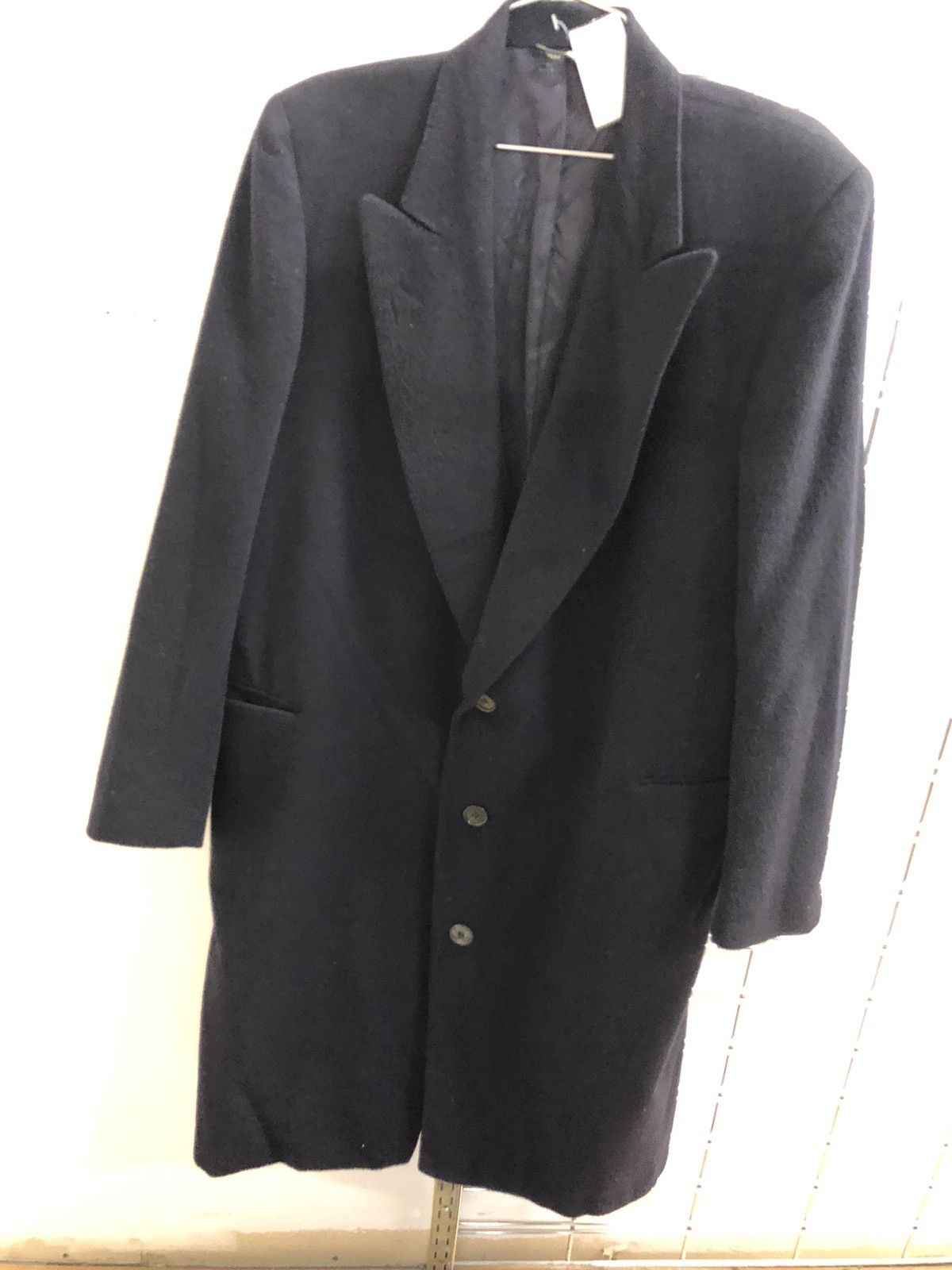 Canali Canali dark navy wool overcoat jacket 48 medium long Size US M / EU 48-50 / 2 - 5 Thumbnail