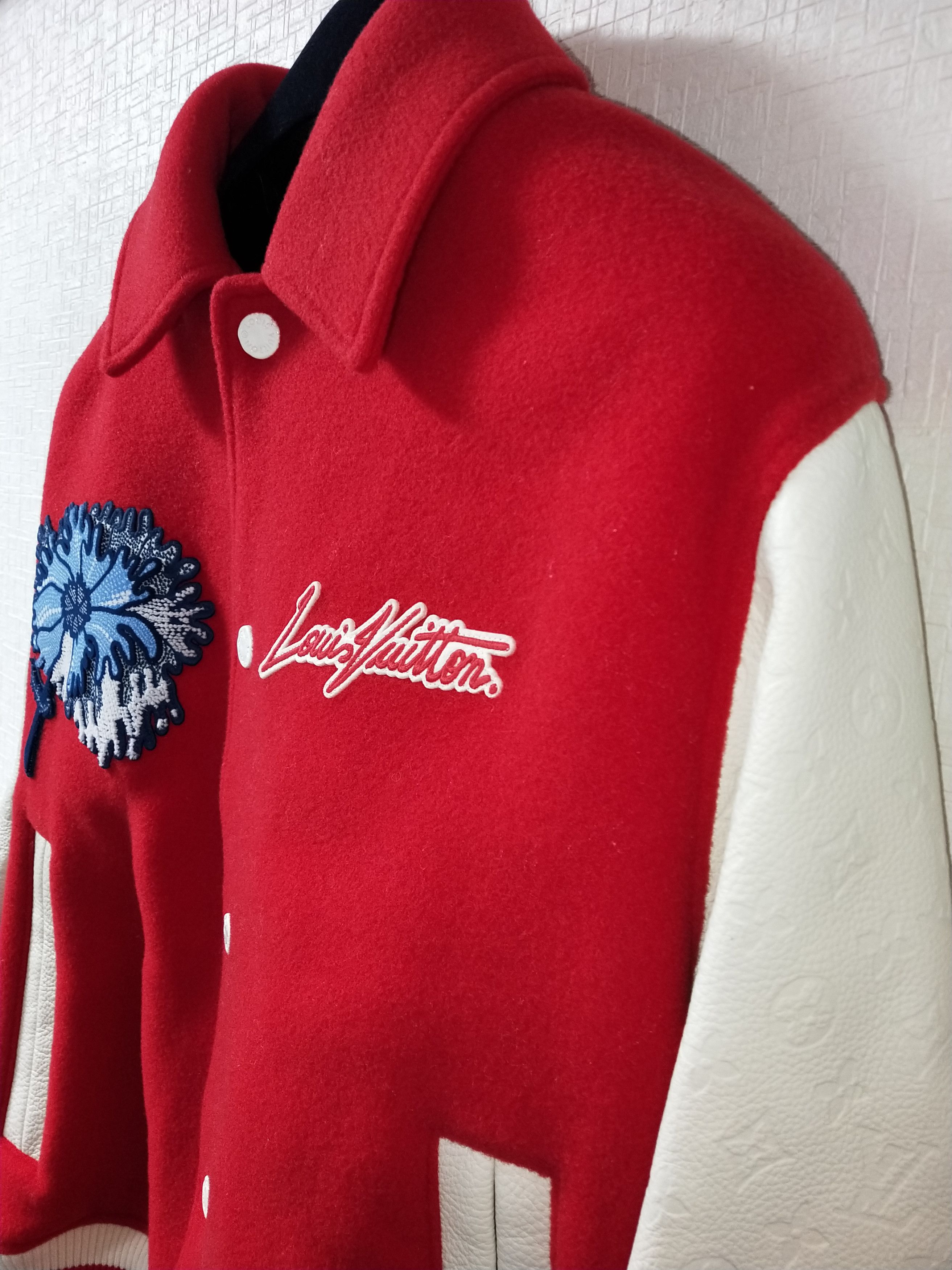 Louis Vuitton YK Flower Varsity Jacket Size US M / EU 48-50 / 2 - 3 Thumbnail