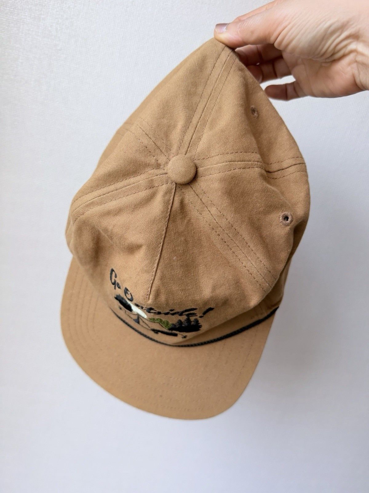 Coal Coal Headwear Go Outside Camp Hat Tan Cotton Strapback Camp Size ONE SIZE - 8 Thumbnail