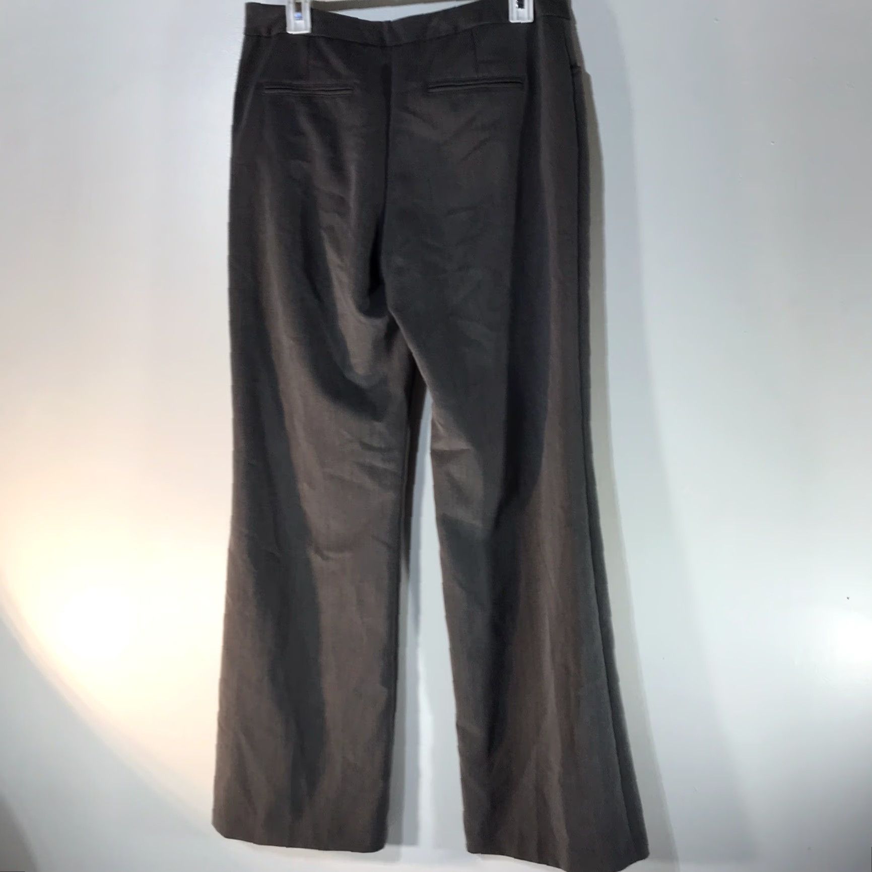 Nicole Miller Nicole Miller Gray Wide Leg Dress Pants Womens Size 8 Regular Fit Size 30" / US 8 / IT 44 - 2 Thumbnail
