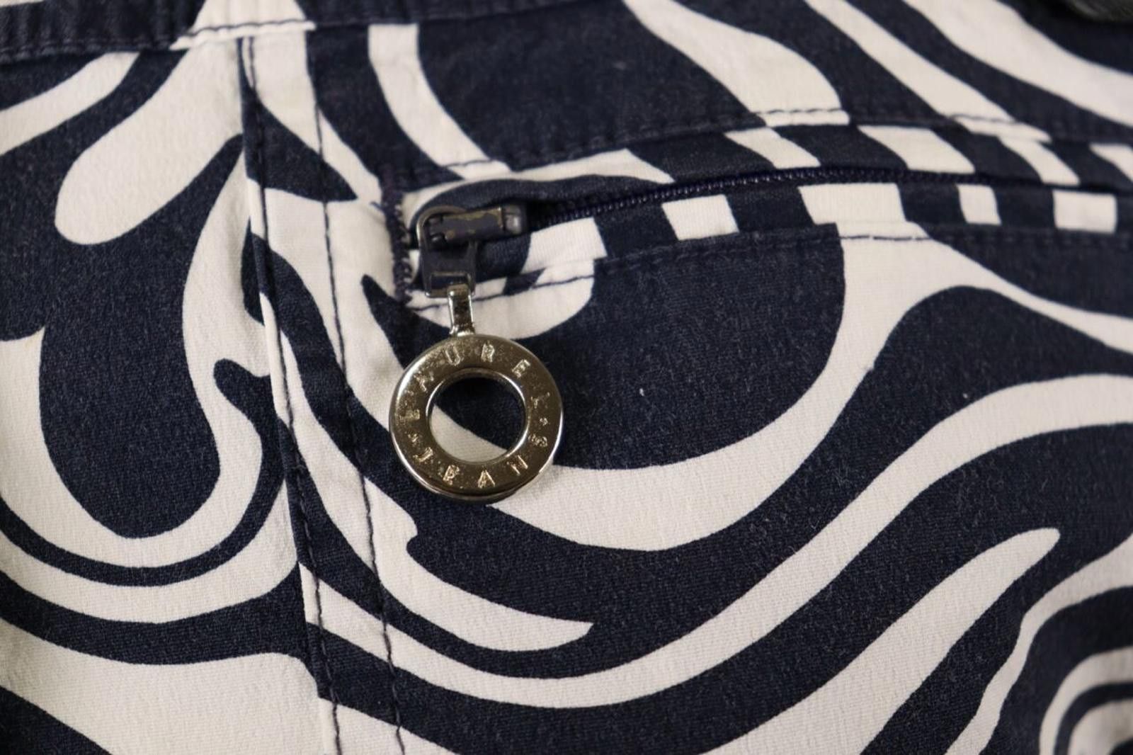 Polo Ralph Lauren Laurel Jeans by Escada Blue Abstract Button Shirt Size 38 Size M / US 6-8 / IT 42-44 - 7 Thumbnail