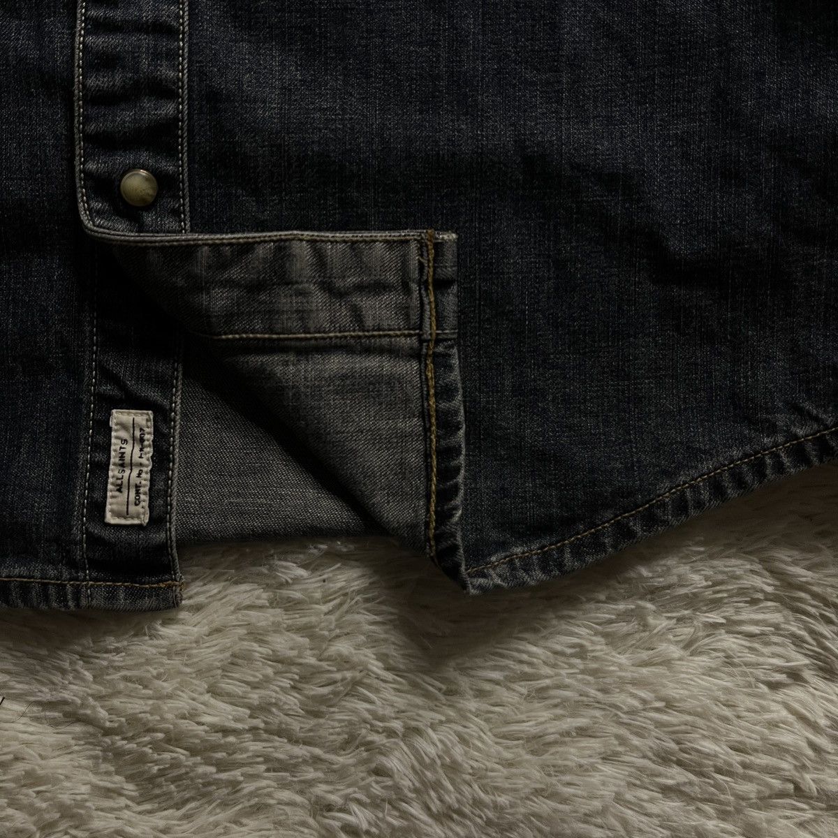 Allsaints Allsaints Snap-button Western Denim Shirt Size US M / EU 48-50 / 2 - 3 Thumbnail