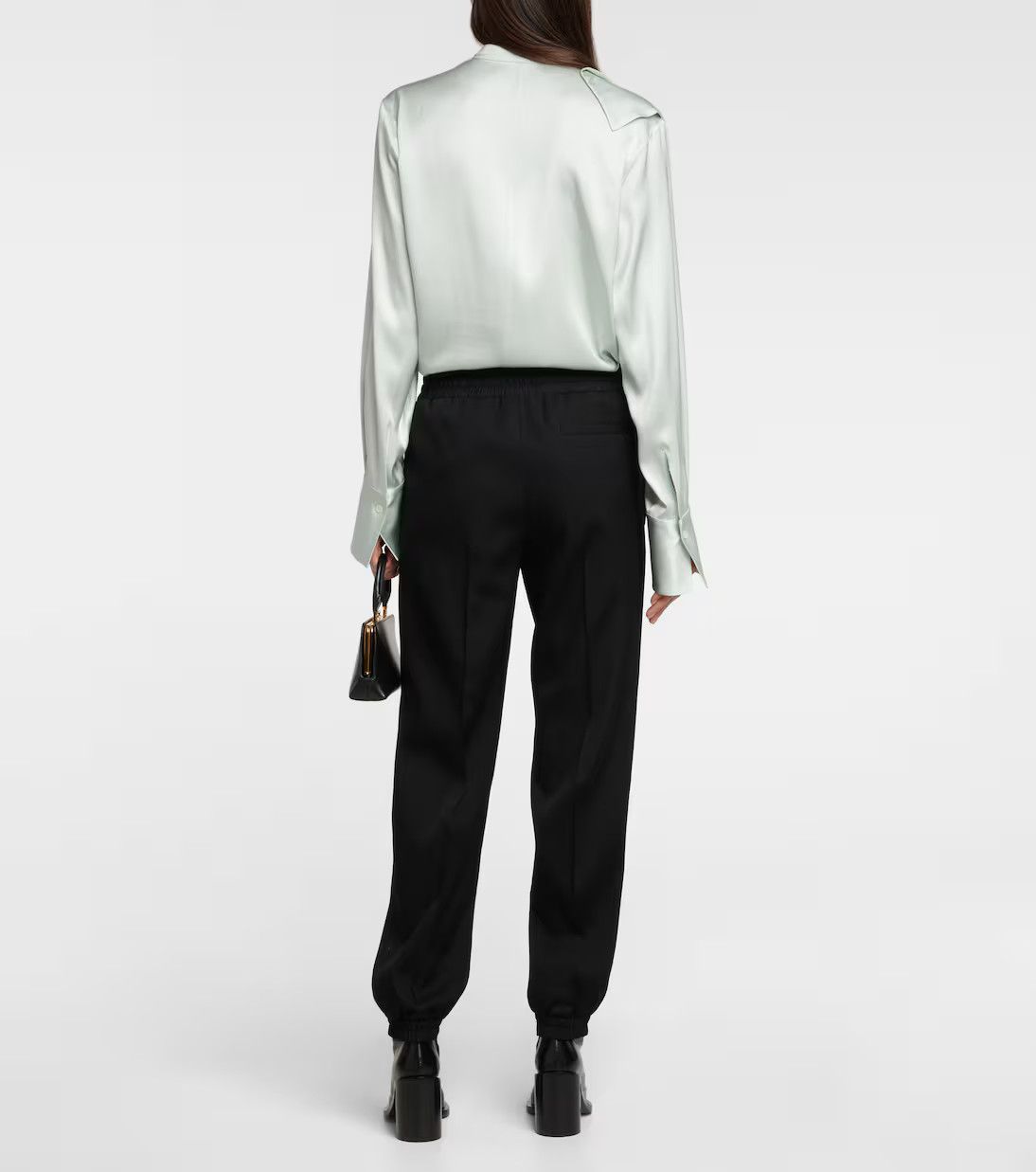Jil Sander o1y1025 Jogger in Black Size 26" / US 2 / IT 38 - 3 Thumbnail