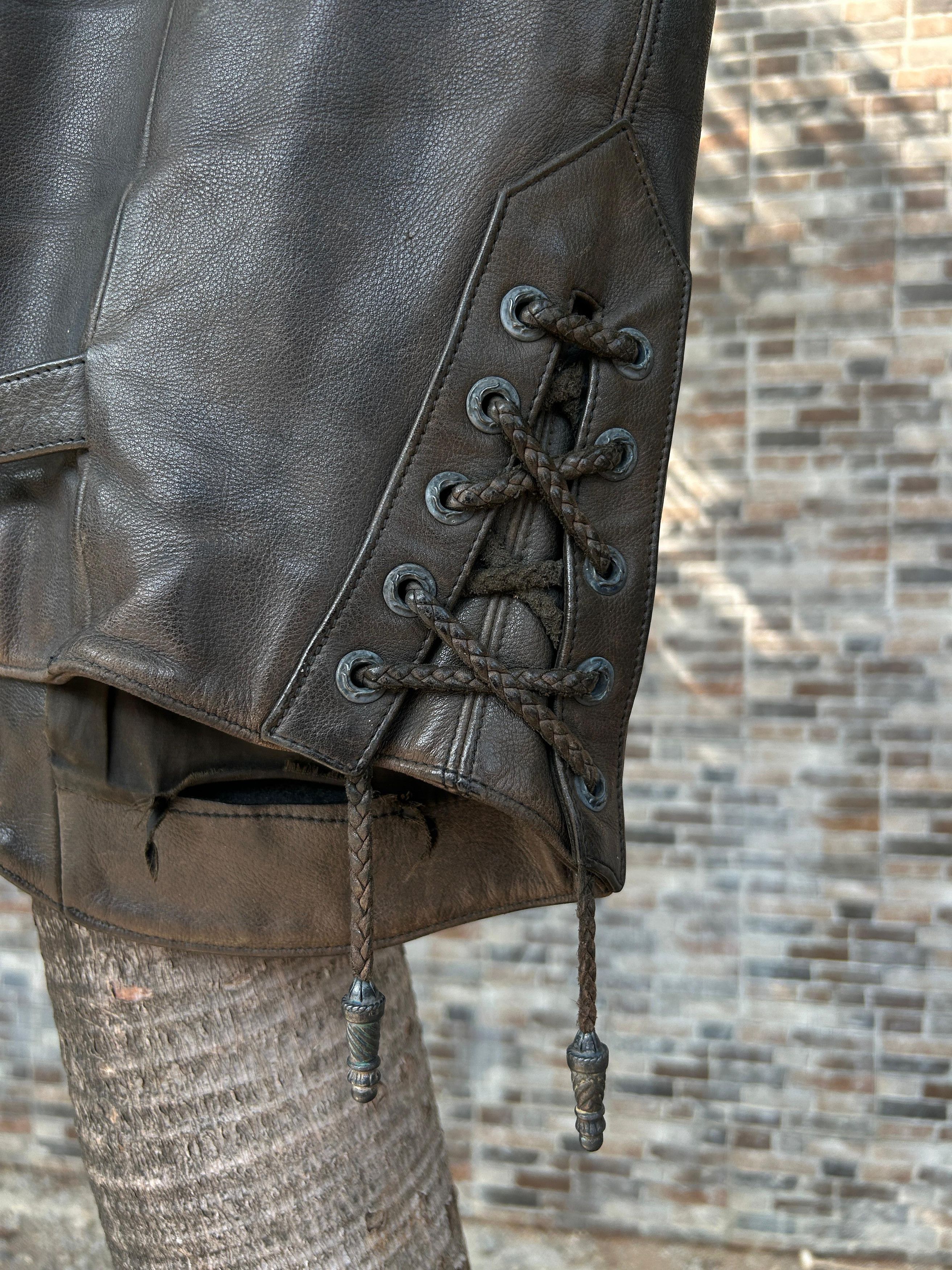 Chrome Hearts × Vintage Delete Today ❗ Chrome Hearts Fleur De Lis Leather Jacket Size US XL / EU 56 / 4 - 3 Thumbnail