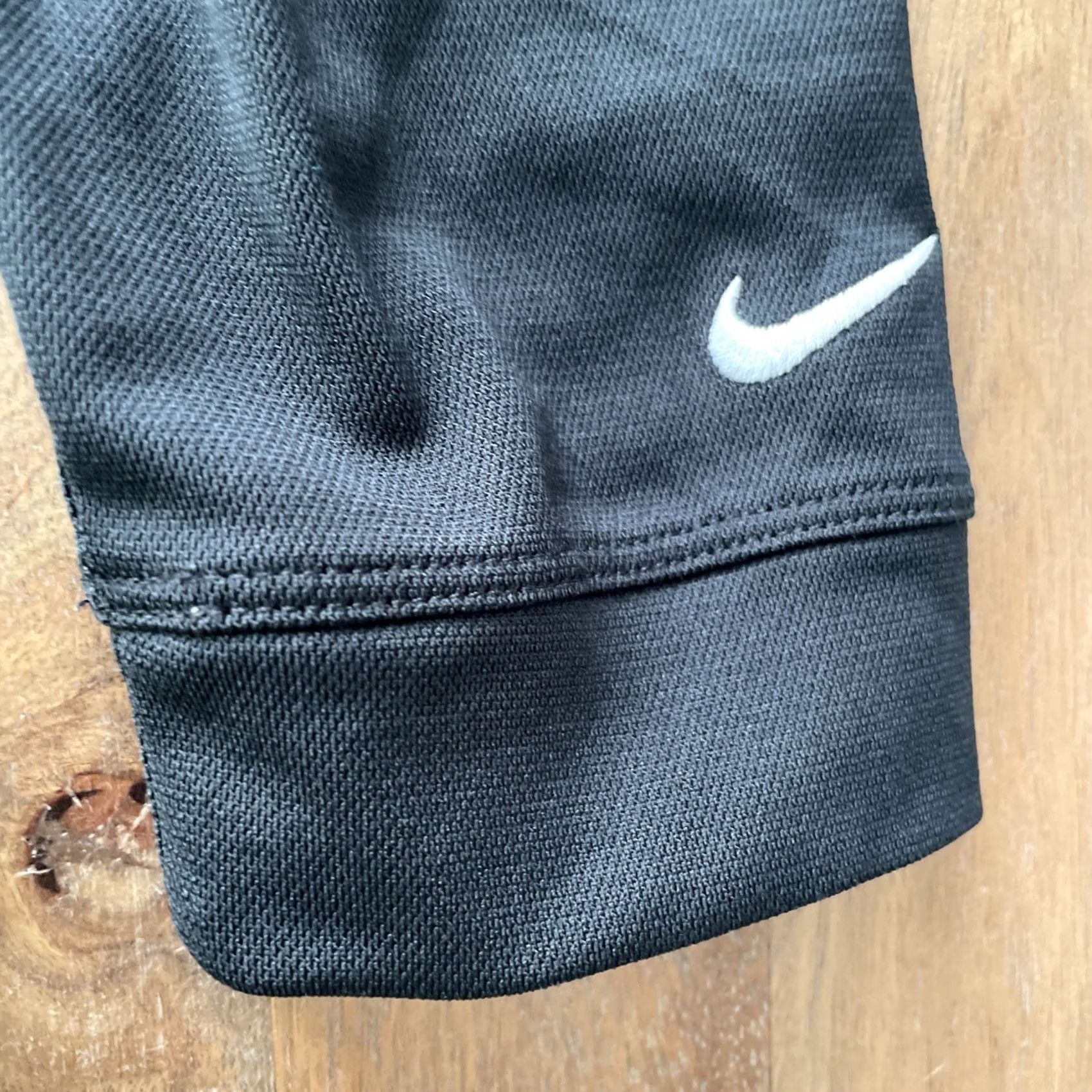 Nike Nike Mens Large Black NBA Replay Center Long Sleeve Pullover Henley Shirt Polo Size US L / EU 52-54 / 3 - 6 Thumbnail