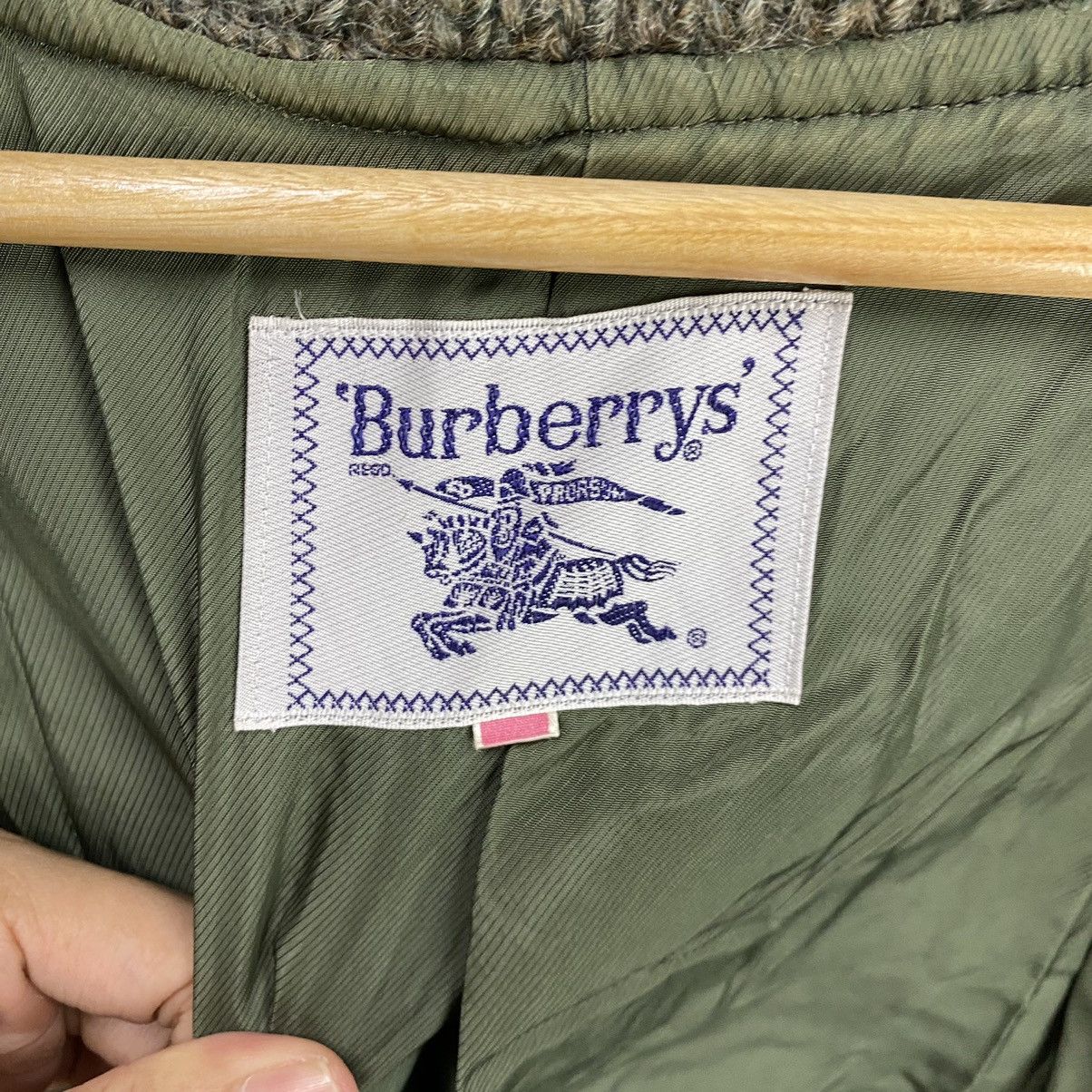 Burberry × Vintage Vintage Burberrys Prorsum Rope Wool Coat Jackets Size US XS / EU 42 / 0 - 8 Thumbnail
