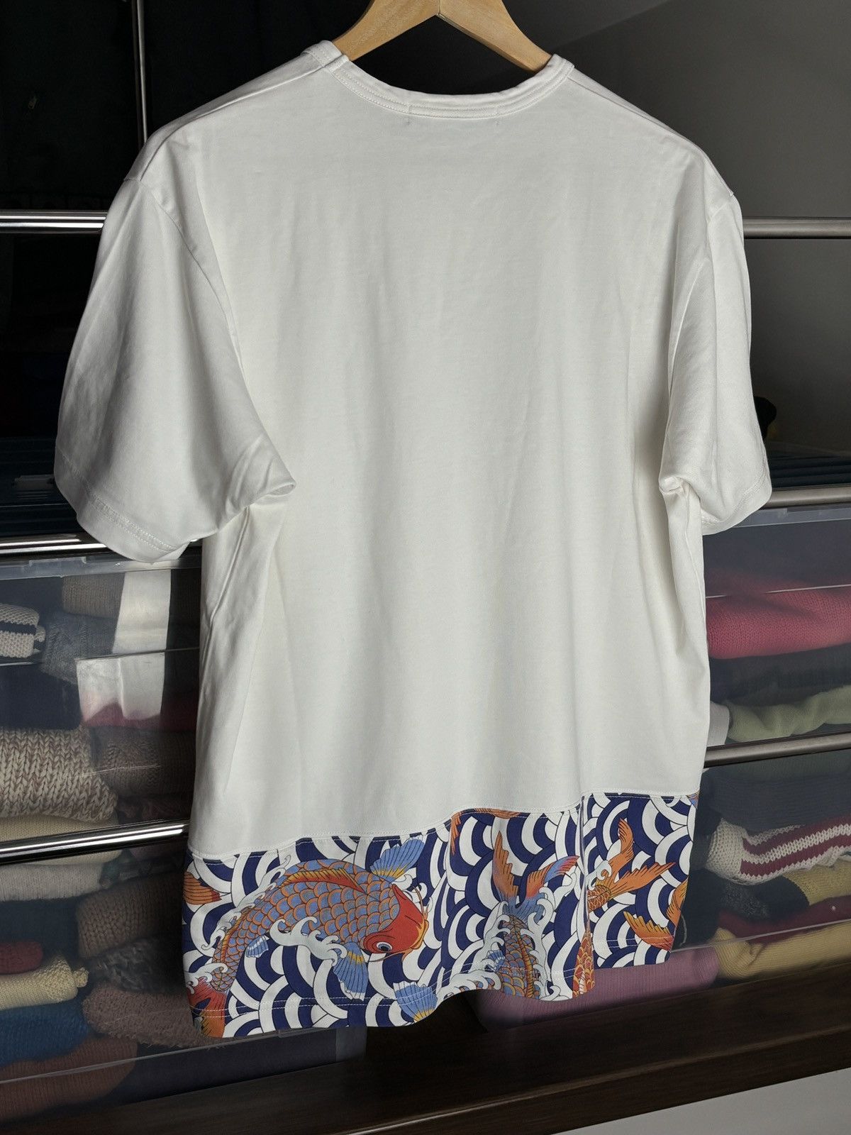 Junya Watanabe Junya Watanabe Archival Koi Fish T-Shirt Comme Des Garcons Size US L / EU 52-54 / 3 - 5 Thumbnail