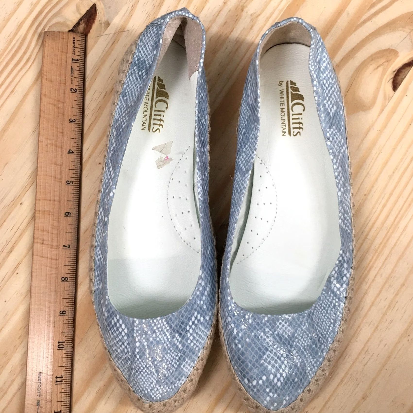 Vintage Cliffs by White Mountain Sandals Women Slips On Casual Flat Blue 11 M Size US 11 / IT 41 - 7 Thumbnail