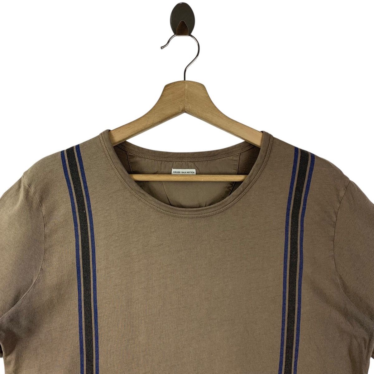 Designer × Dries Van Noten × Vintage Vintage DRIES VAN NOTEN Simple stripe designer tee Size US M / EU 48-50 / 2 - 2 Thumbnail