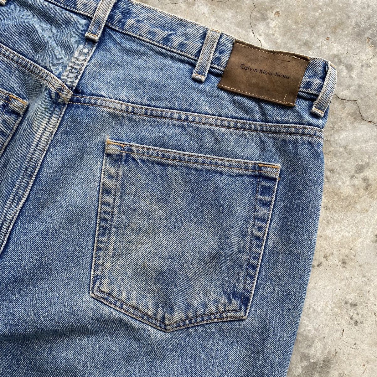Hysteric Glamour × If Six Was Nine × Le Grande Bleu (L.G.B.) Vintage 90's Calvin Klein Jeans w36 Size US 36 / EU 52 - 6 Thumbnail