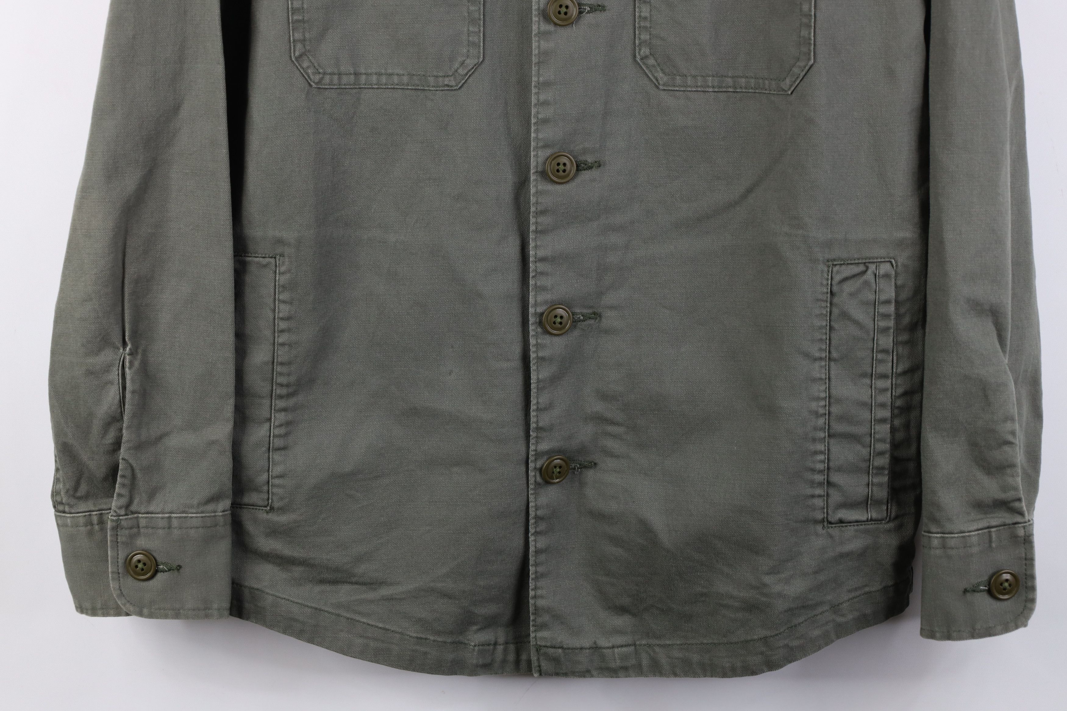 Abercrombie & Fitch Vintage 90s Y2K Abercrombie & Fitch Military Shirt Jacket Size US S / EU 44-46 / 1 - 3 Thumbnail