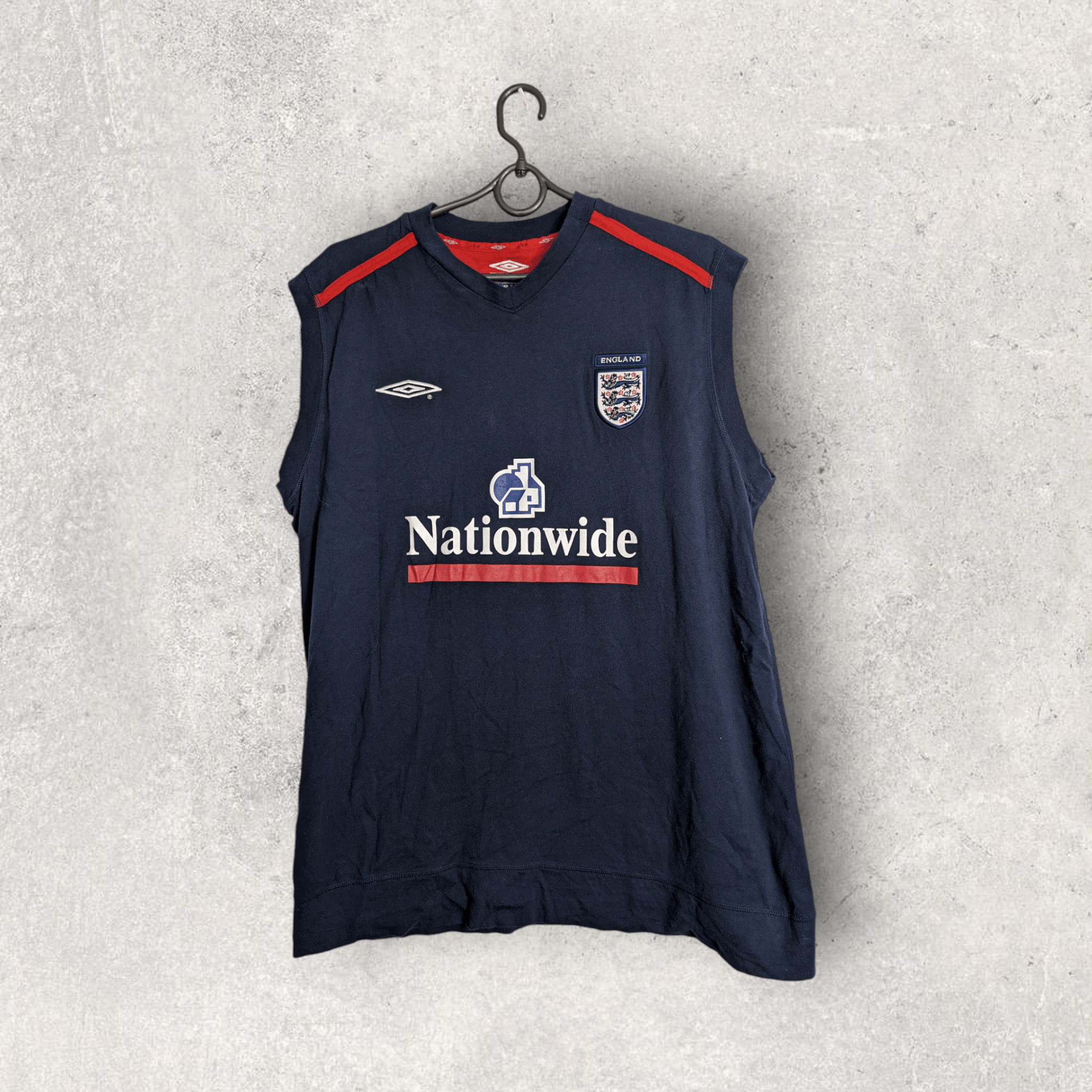 Umbro 2010-11 England Umbro Training Vest T-shirt Size US XL / EU 56 / 4 - 1 Thumbnail