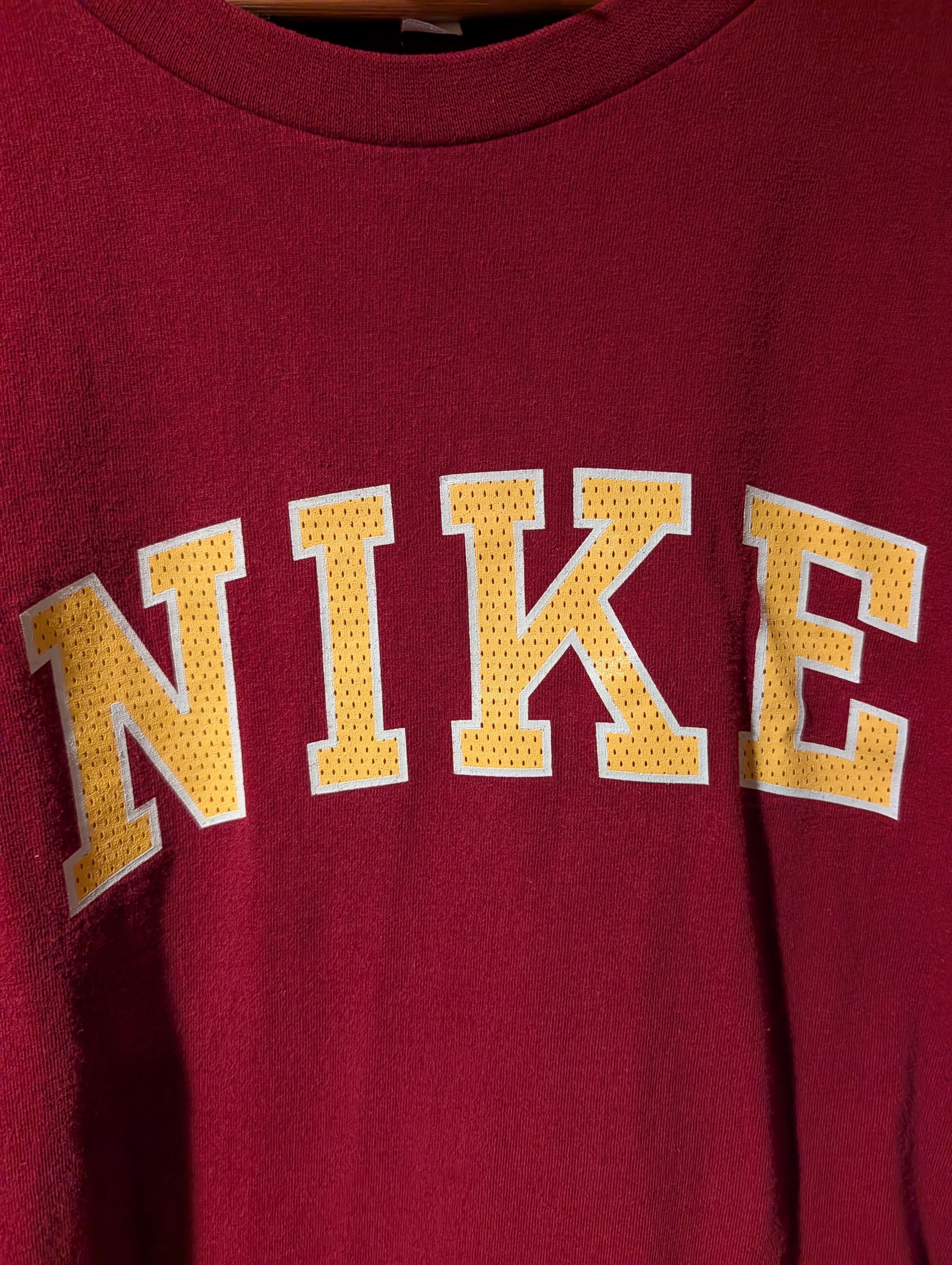Nike Vintage Y2K Nike Spell Out College Arch Long-Sleeve T-Shirt Size US XL / EU 56 / 4 - 2 Thumbnail