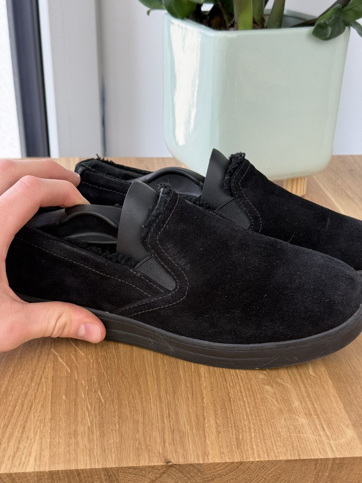 Prada × Vintage Prada Vintage Women’s Black Luxury Leather Shoes Sneakers Size US 6 / IT 36 - 4 Thumbnail