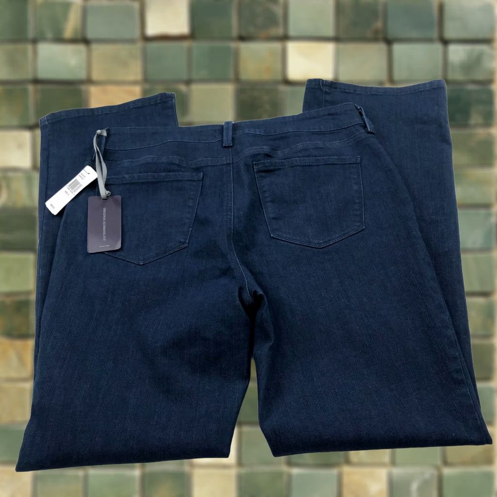 NYDJ NYDJ Barbara Bootcut Jeans Blue 12 33W 32L Mid Rise Denim Women Regular 5-Pocket Stretch Belt Loops Machine Washable Size 34" / US 12 / IT 48 - 1 Thumbnail