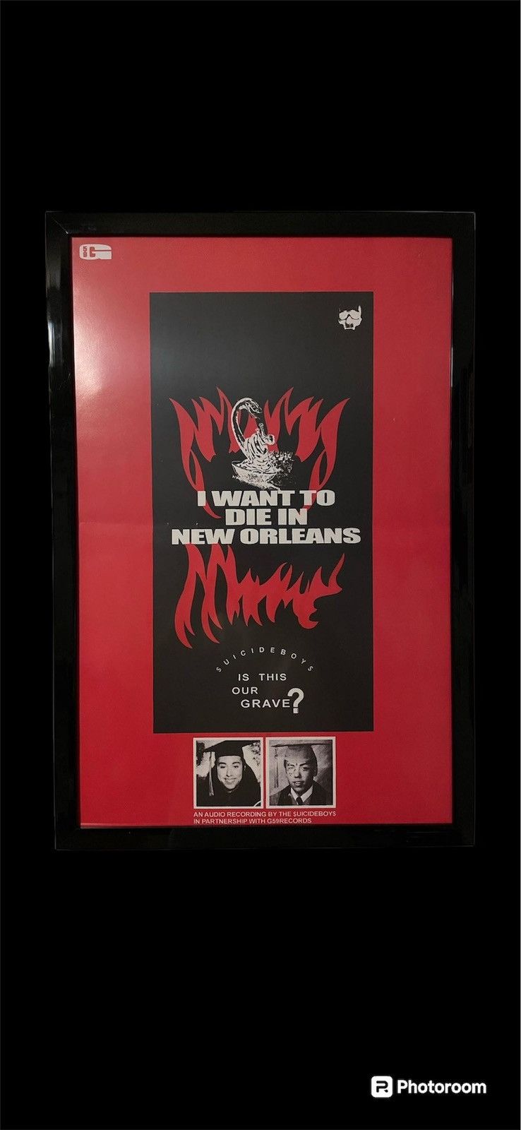 image of G59 Records x Pouya Uicideboy Merch $Uicideboy$ Iwtdino Poster, Men's
