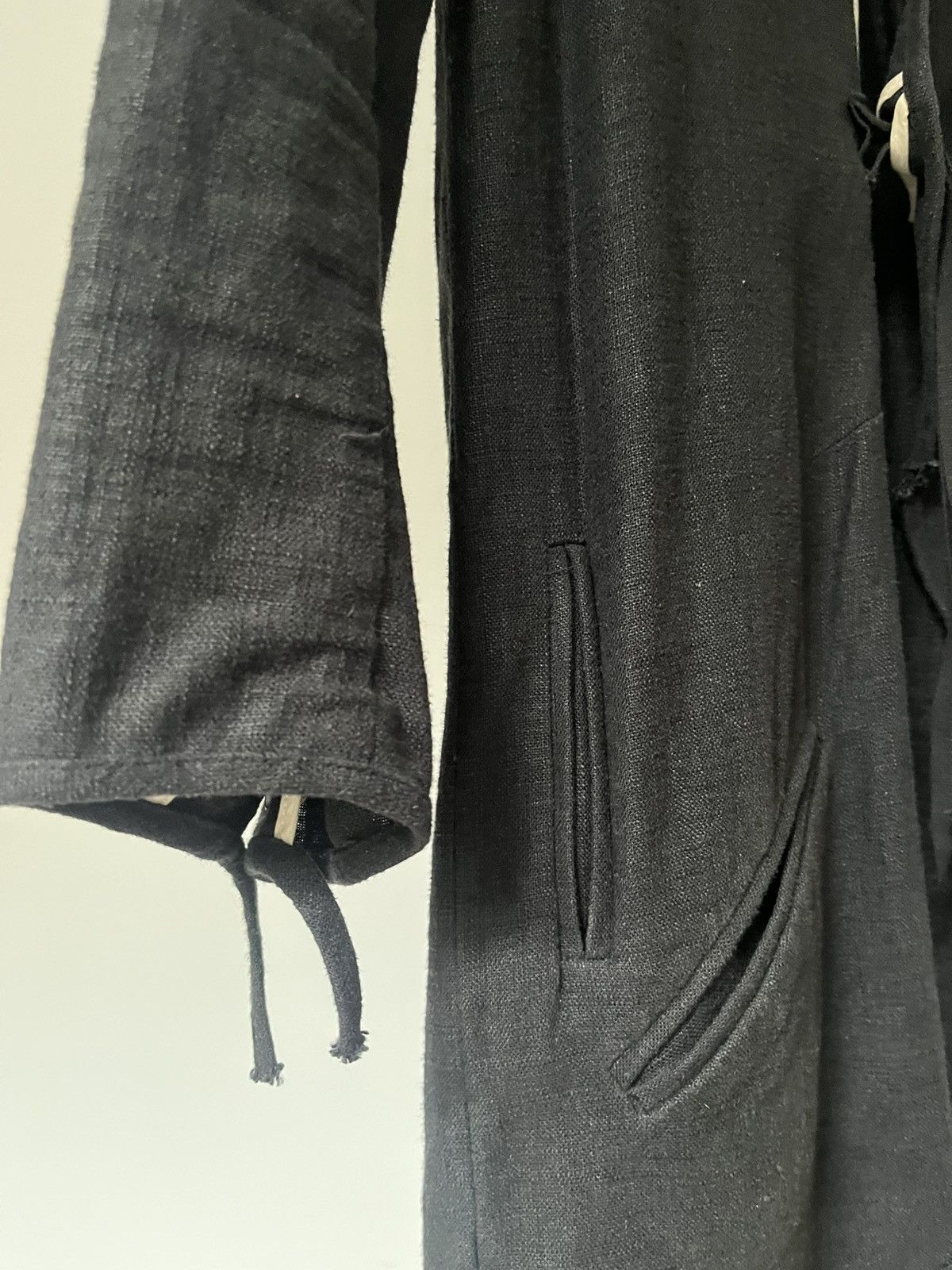 Aleksandr Manamis Aleksandr Manamis Long Linen Avant-Garde Coat Size US M / EU 48-50 / 2 - 17 Thumbnail