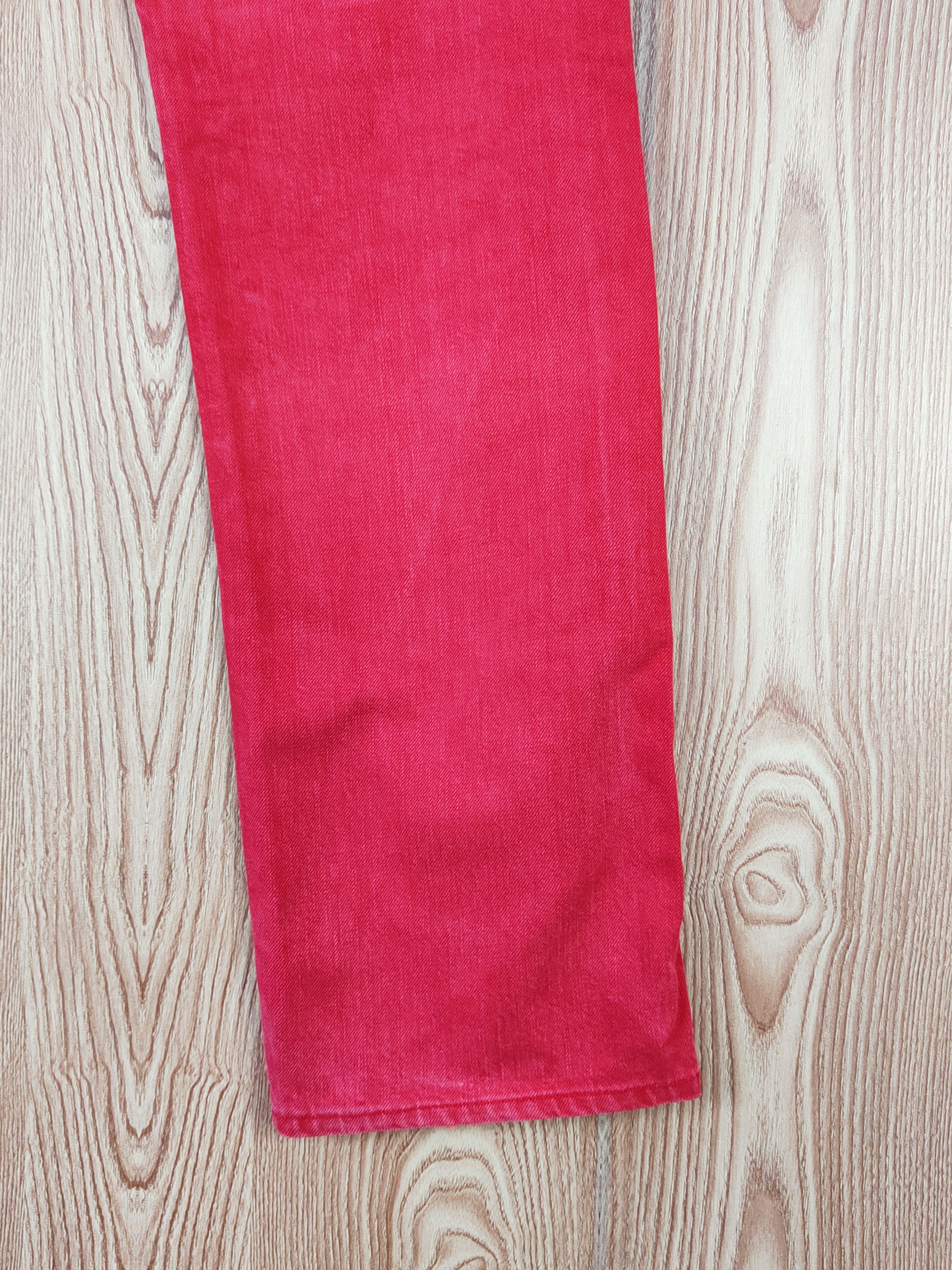 Levi's 501 Levi's Red Distressed Ripped denim #W505 Size US 29 - 13 Thumbnail