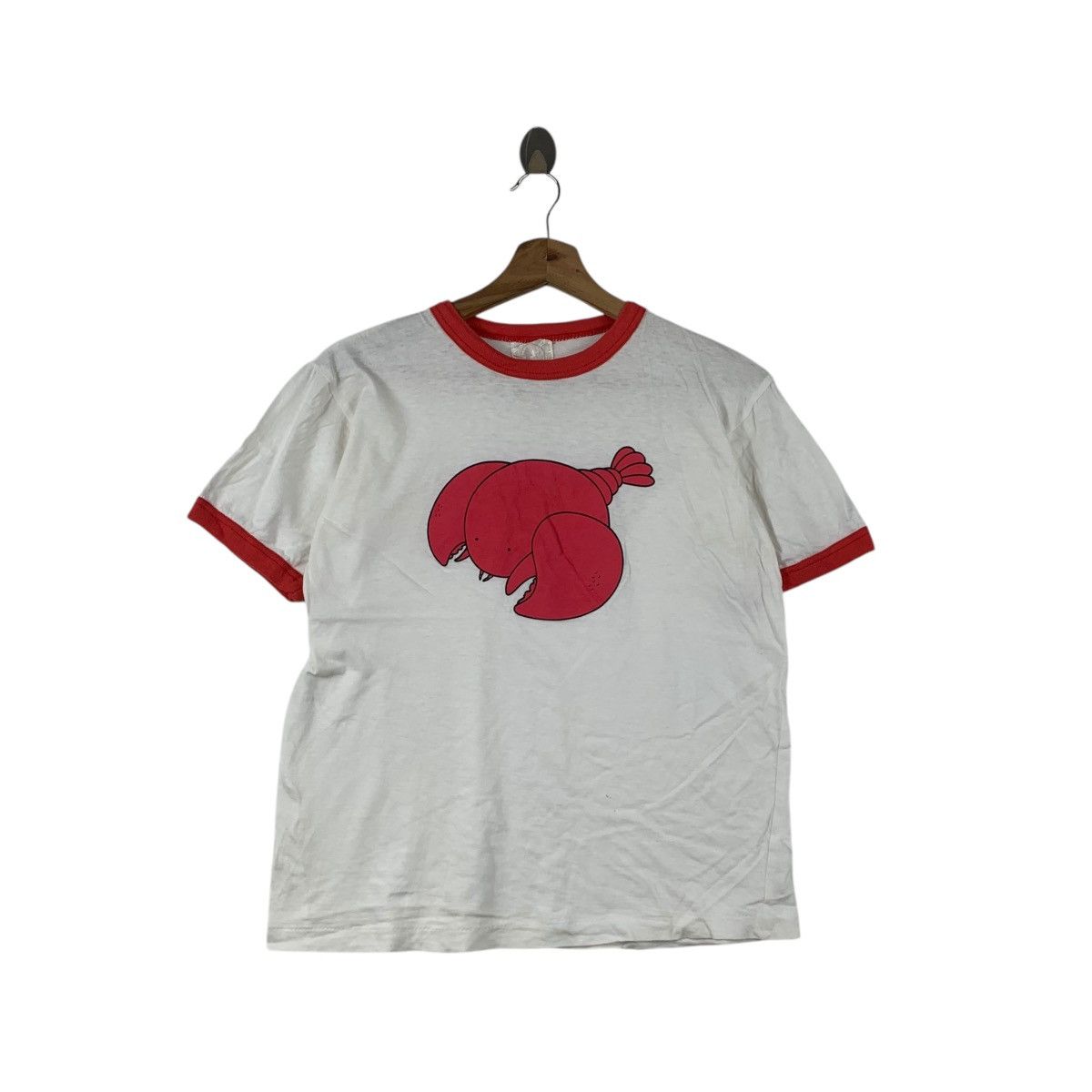 Vintage Vintage THE HIGH LOWS LOBSTER Matsumoto Hitoshi Tee Shirt Size US XS / EU 42 / 0 - 1 Thumbnail