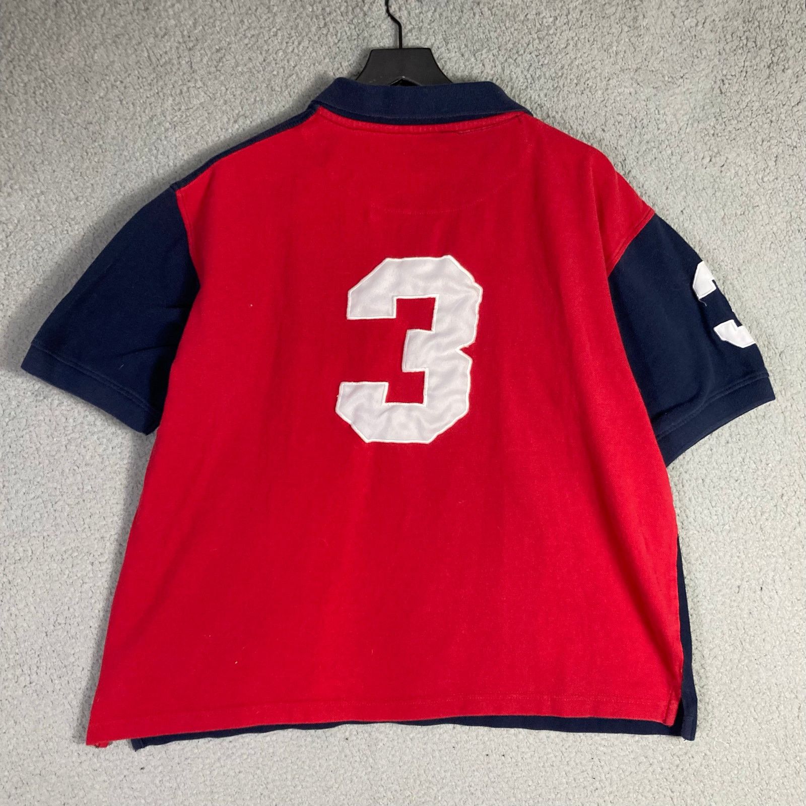 Beverly Hills Polo Club Beverly Hills Polo Club Men’s Rugby Polo Shirt Navy Red XL Size US XL / EU 56 / 4 - 3 Thumbnail