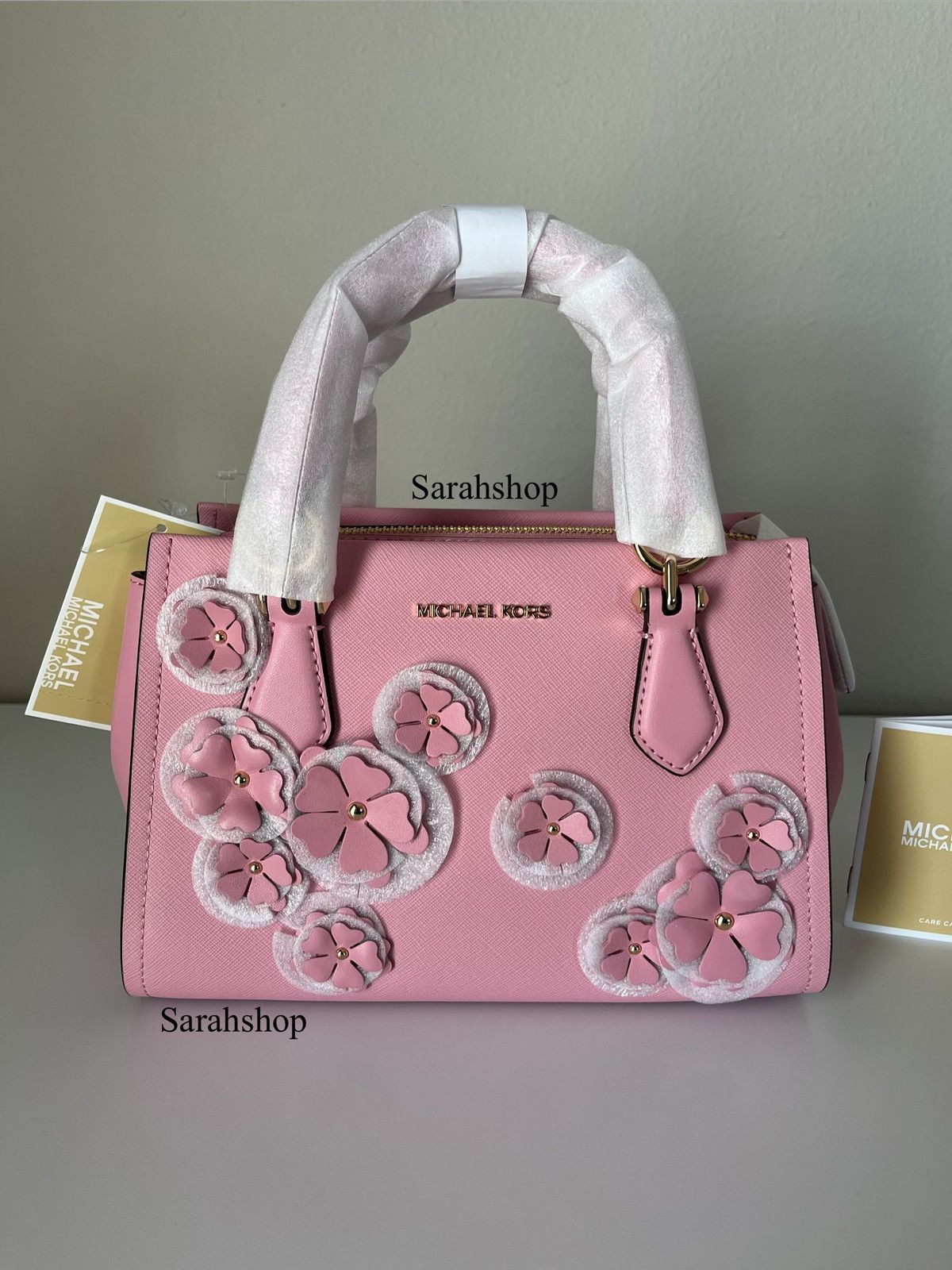 Michael Kors Michael Kors Marilyn Small Floral Embellished Satchel Size ONE SIZE - 1 Thumbnail