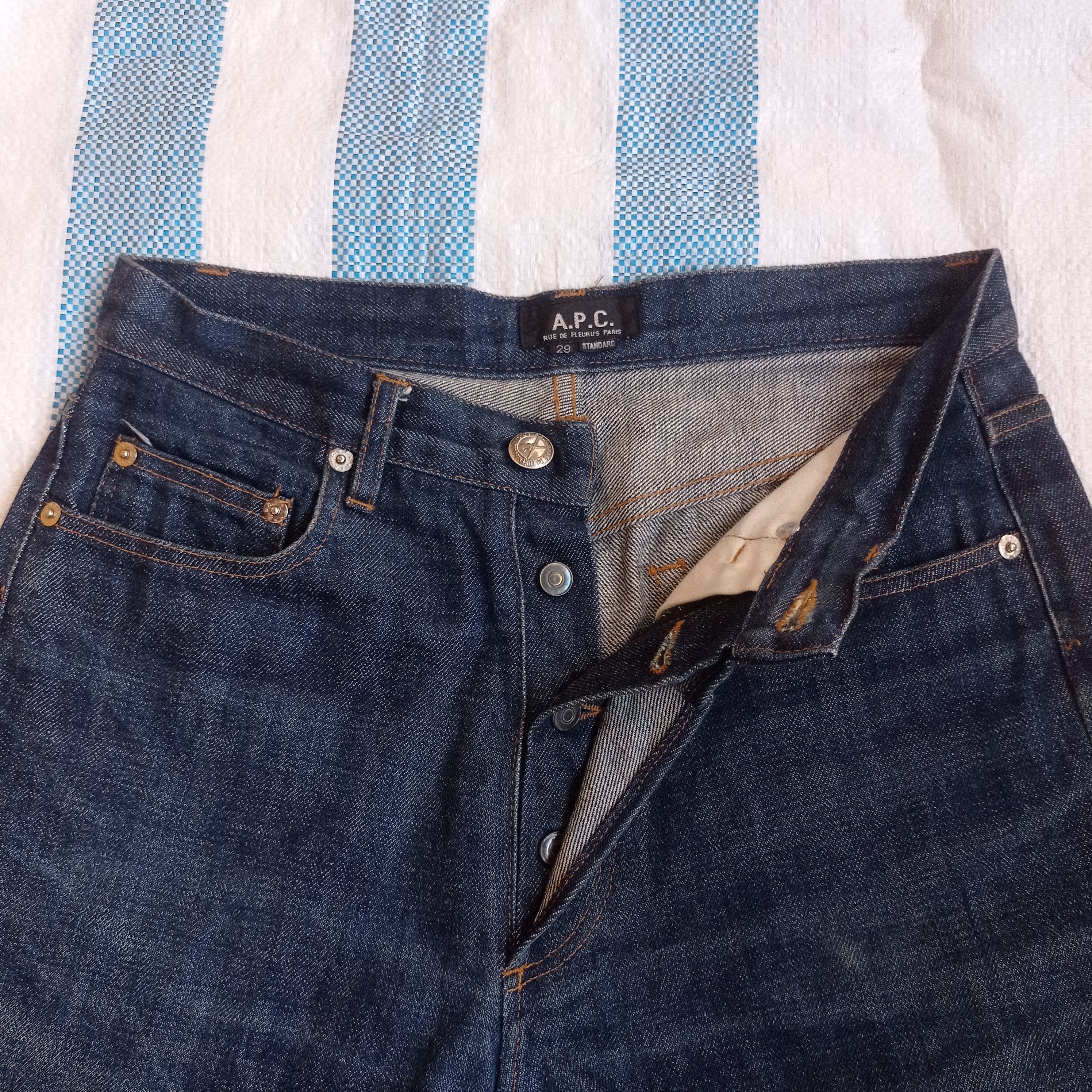 A.P.C. A.P.C. Standard Jeans Selvedge Denim 29 Size US 29 - 4 Thumbnail