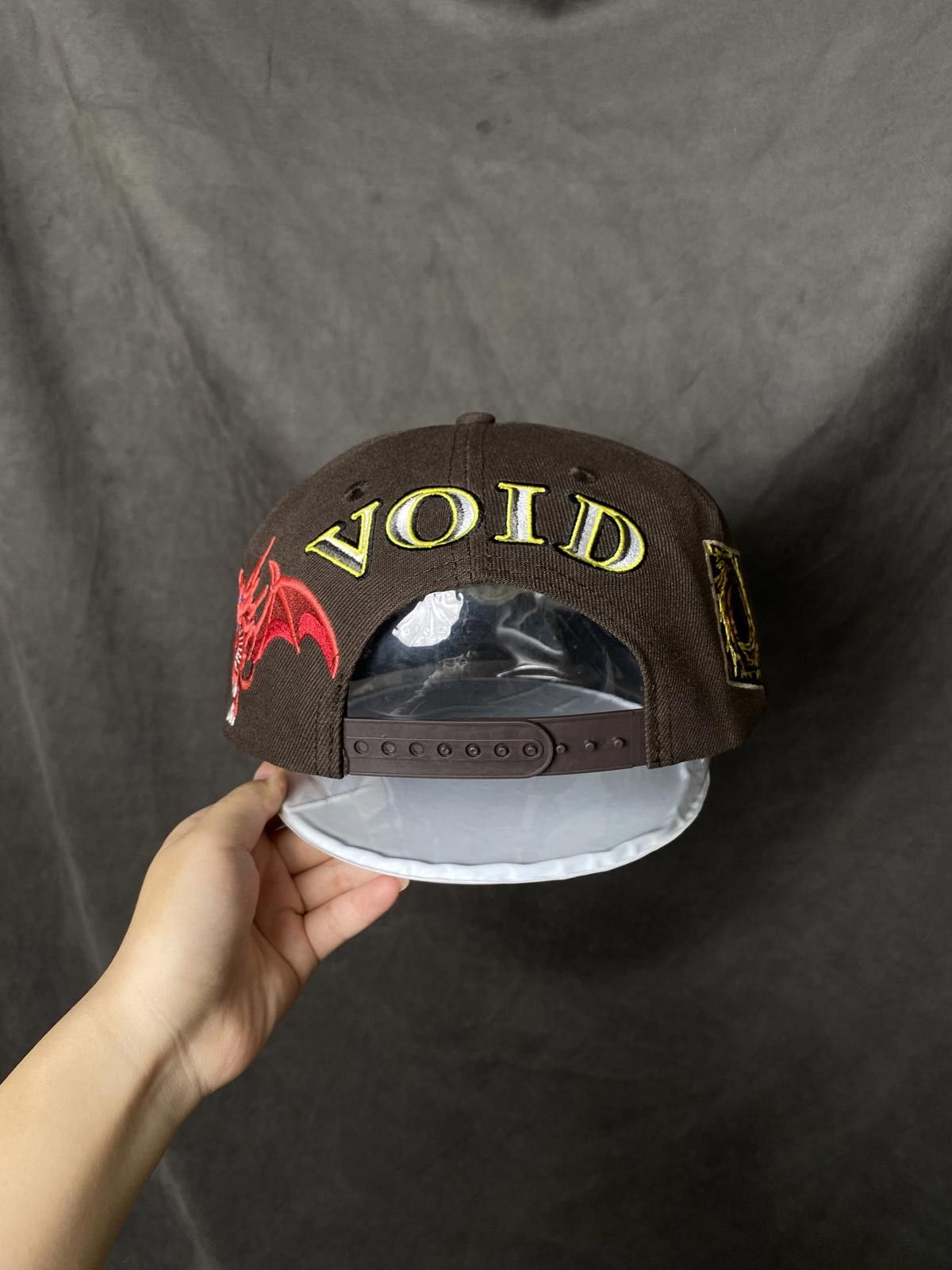 Japanese Brand Deadstock Void Reincarnation Yu-Gi-Oh Brown Snapback OS Size ONE SIZE - 6 Thumbnail