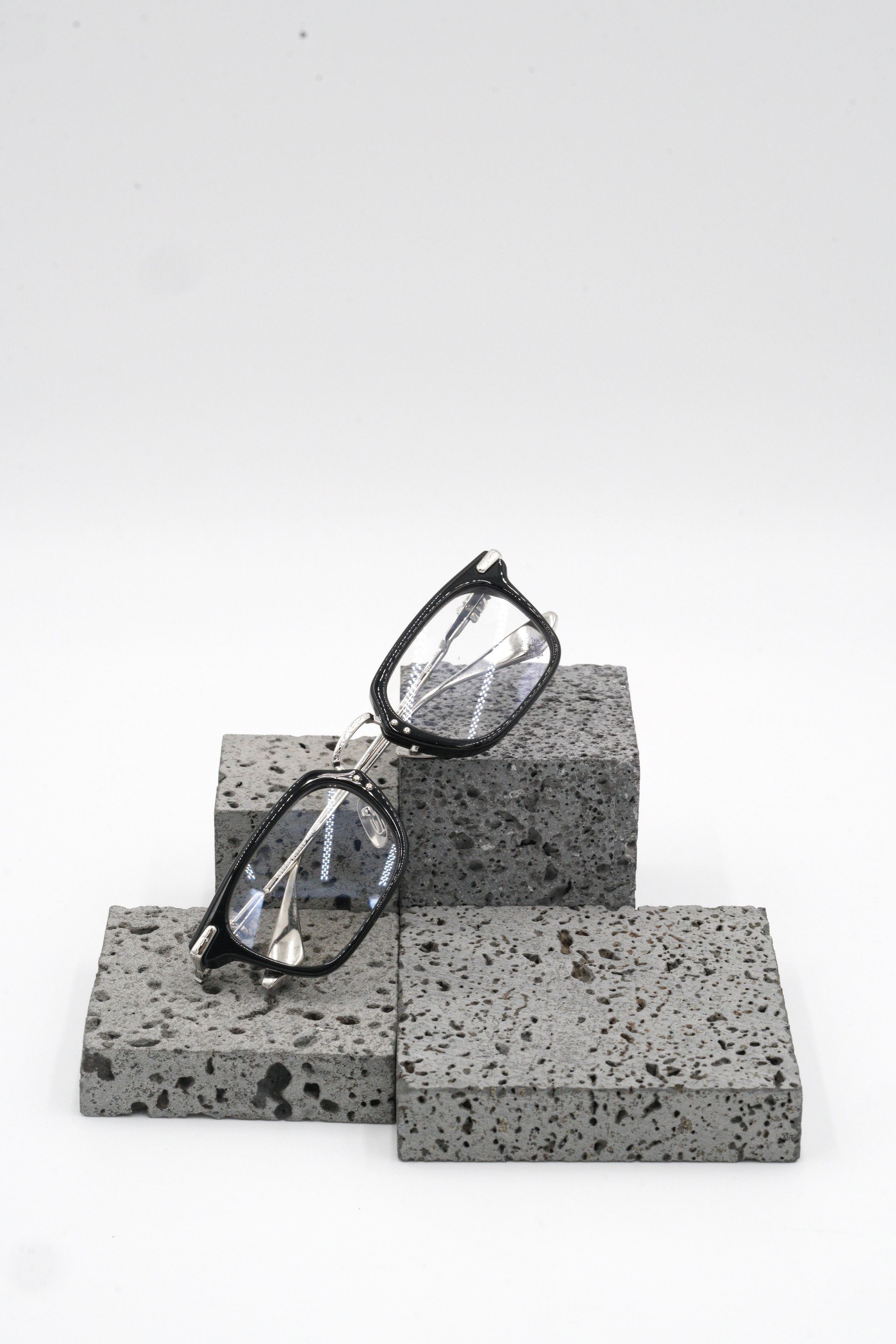 Chrome Hearts Chrome Hearts Cumption Eyeglasses in Silver - Black Size ONE SIZE - 4 Thumbnail